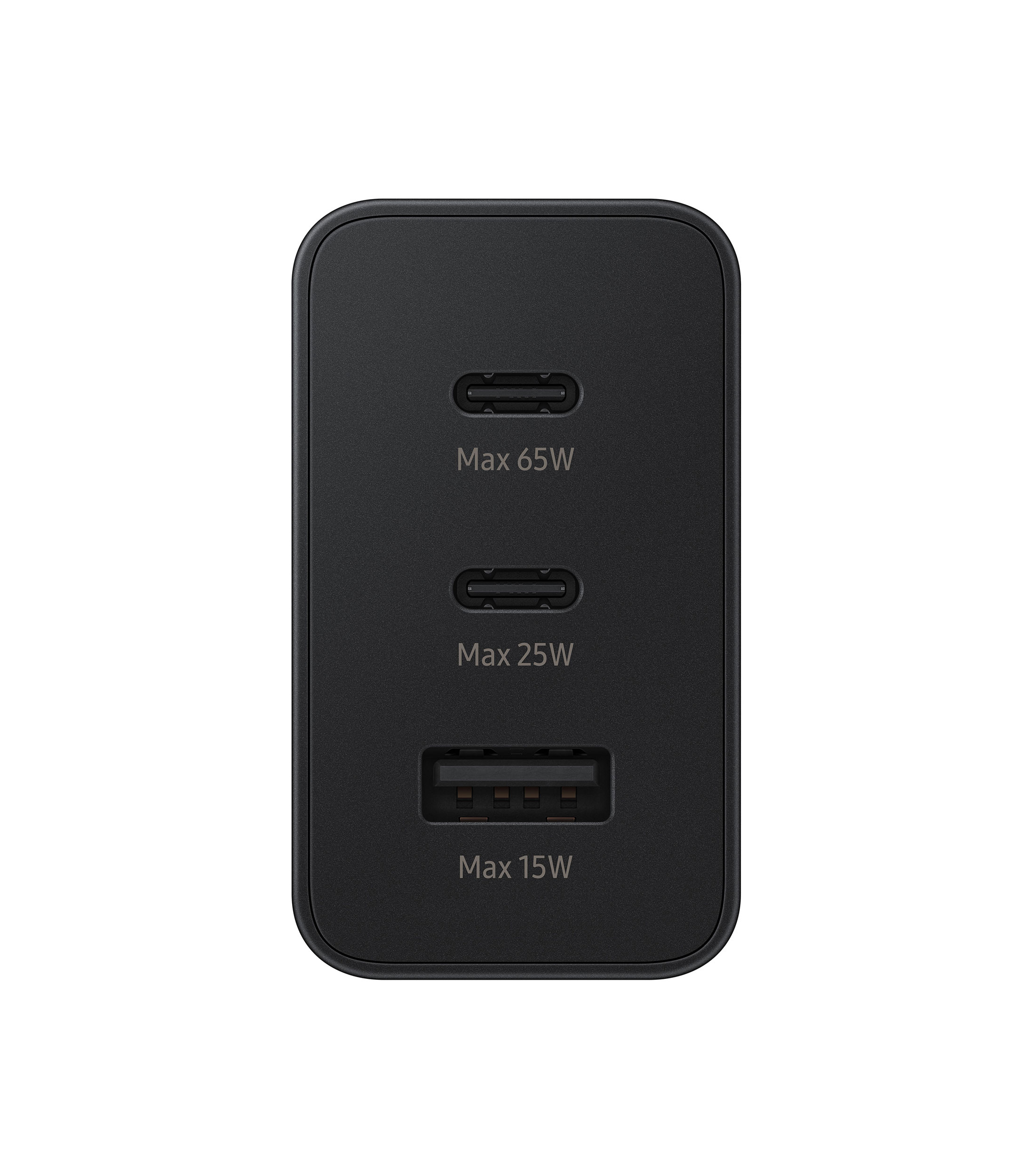 Cargador con triple puerto USB A 65 W