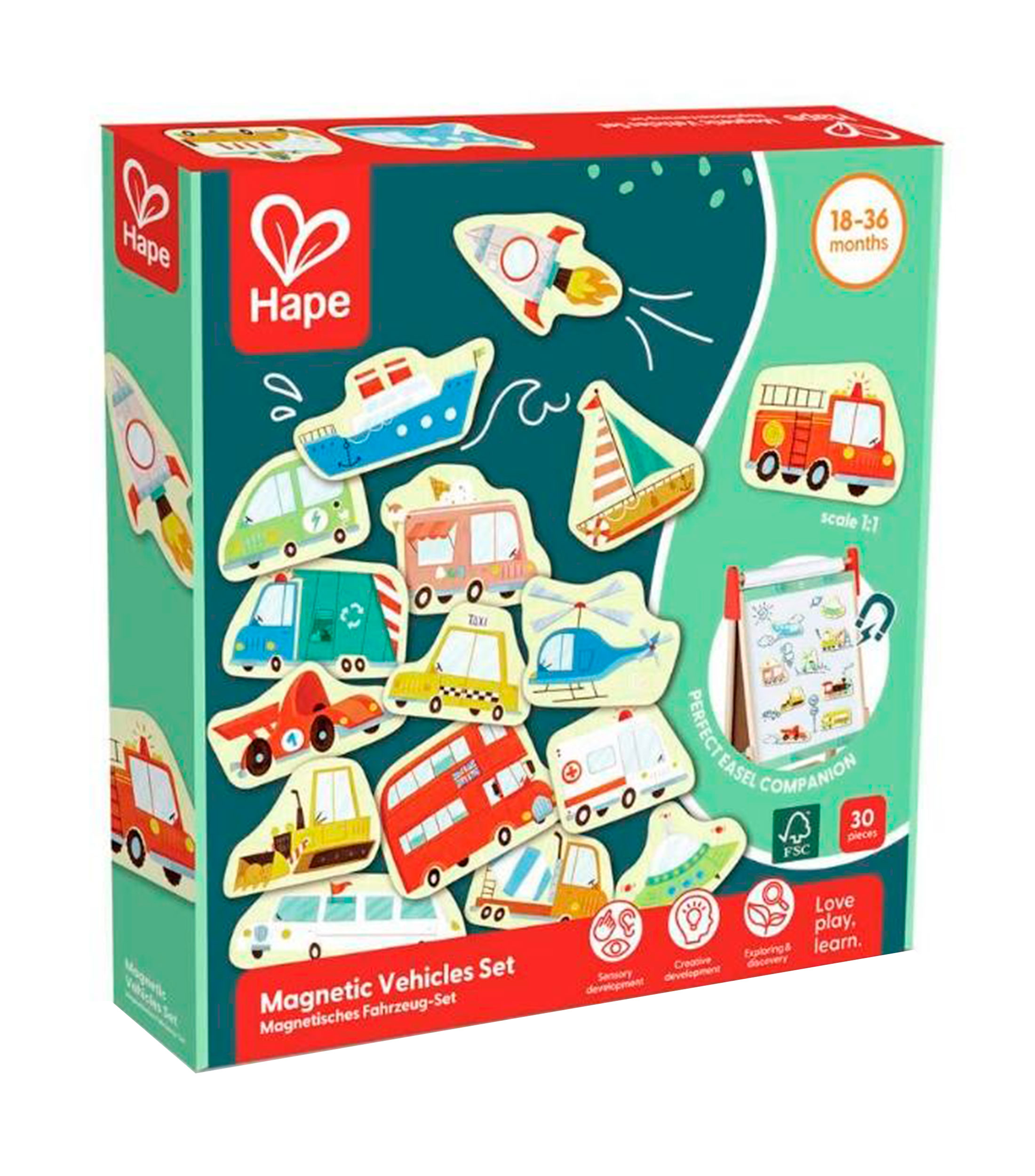 Juego de vehículos magnéticos