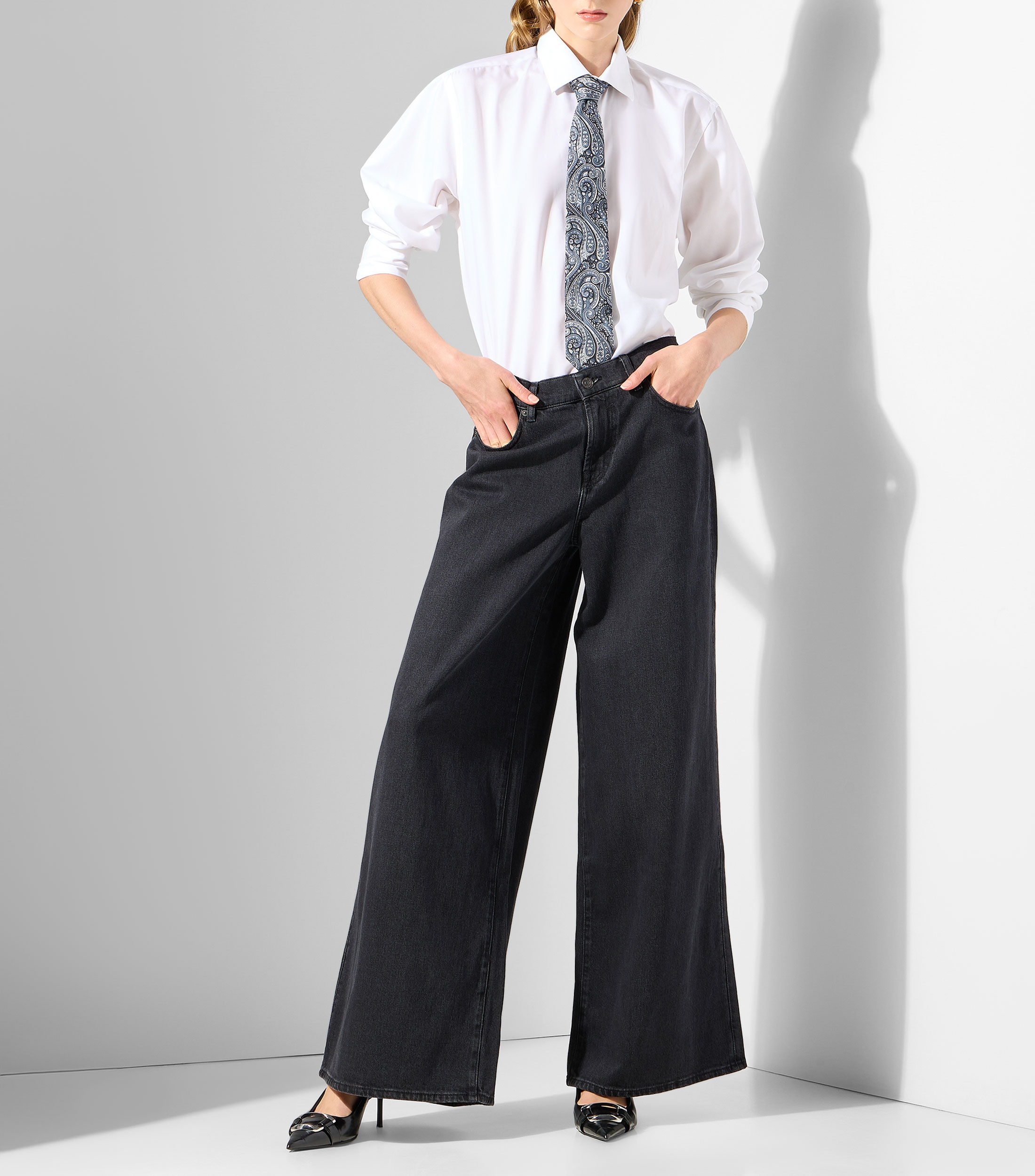 Jeans wideleg Mujer