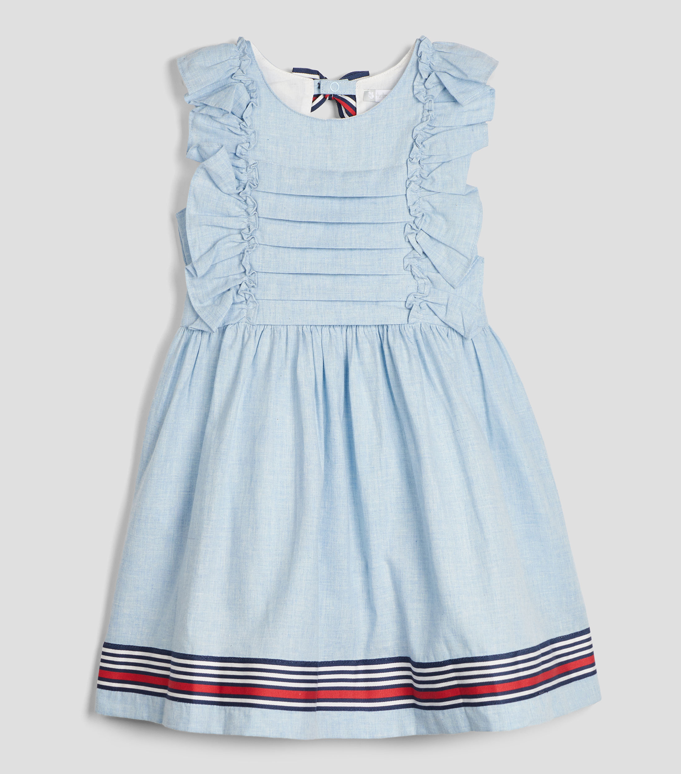 Vestido sin mangas diseño liso Niña
