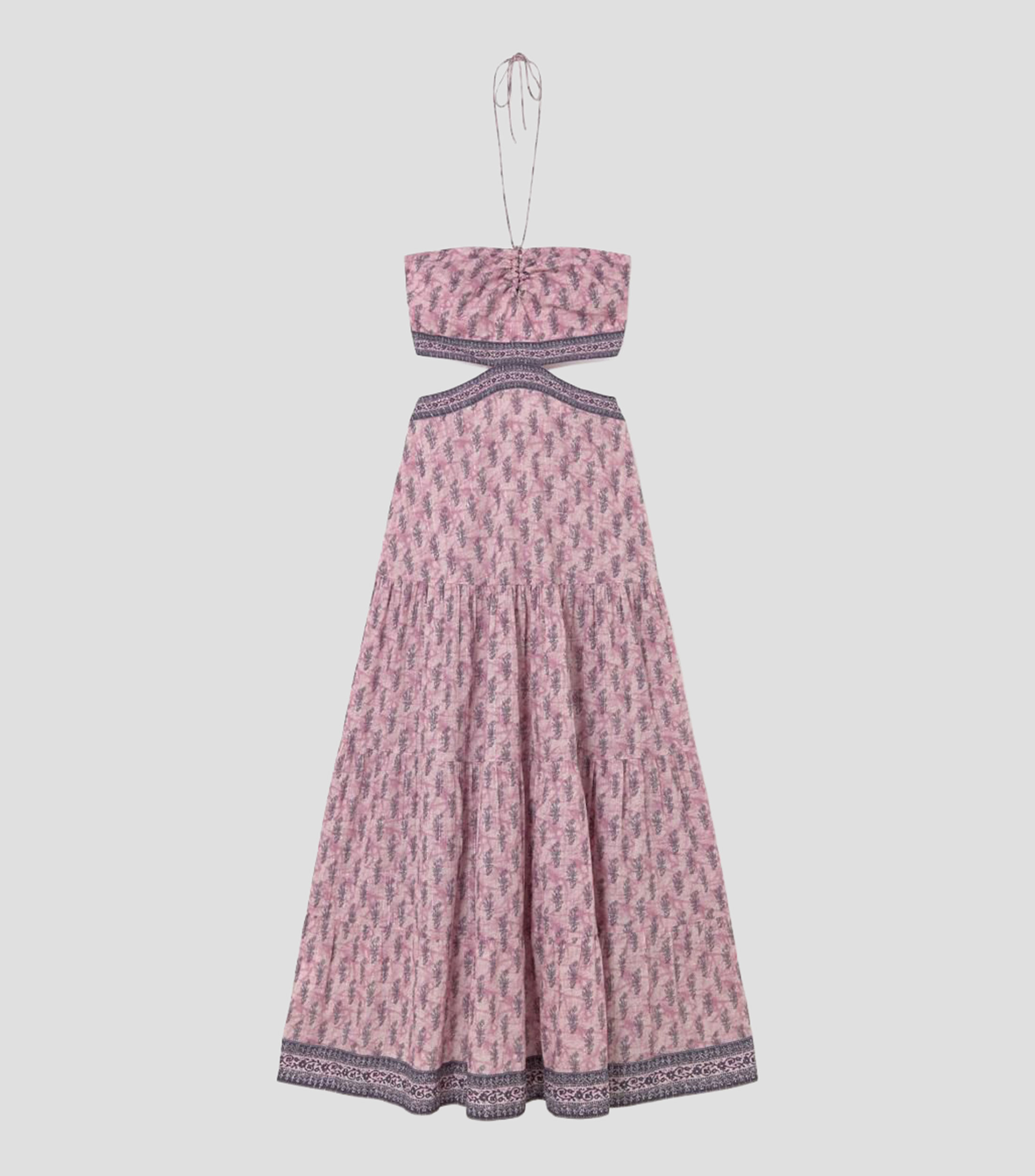 Vestido Casual Largo Estampado Mujer