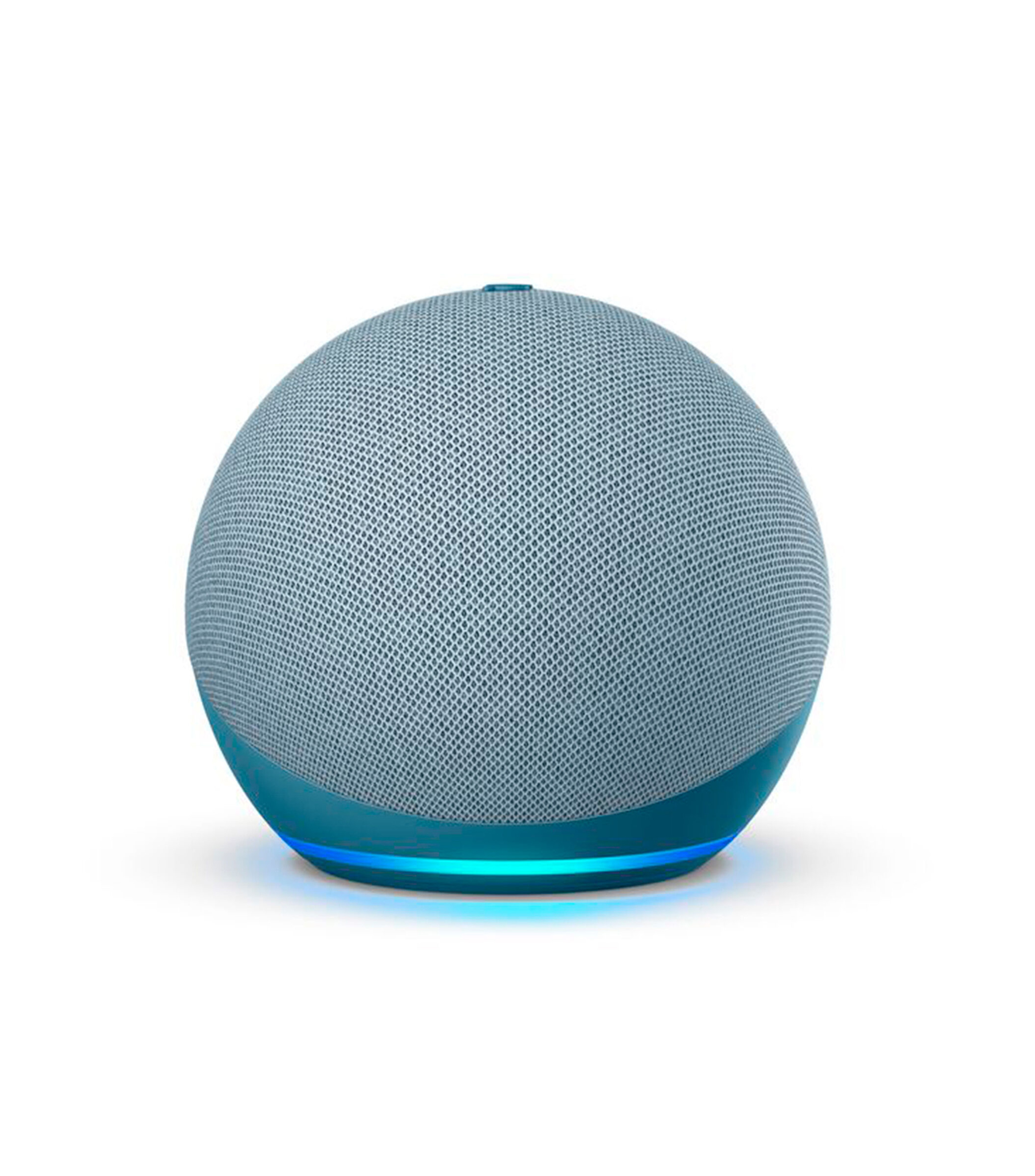 Bocina Echo Dot (4ta Generación) con Alexa y Reloj Digital Blanco
