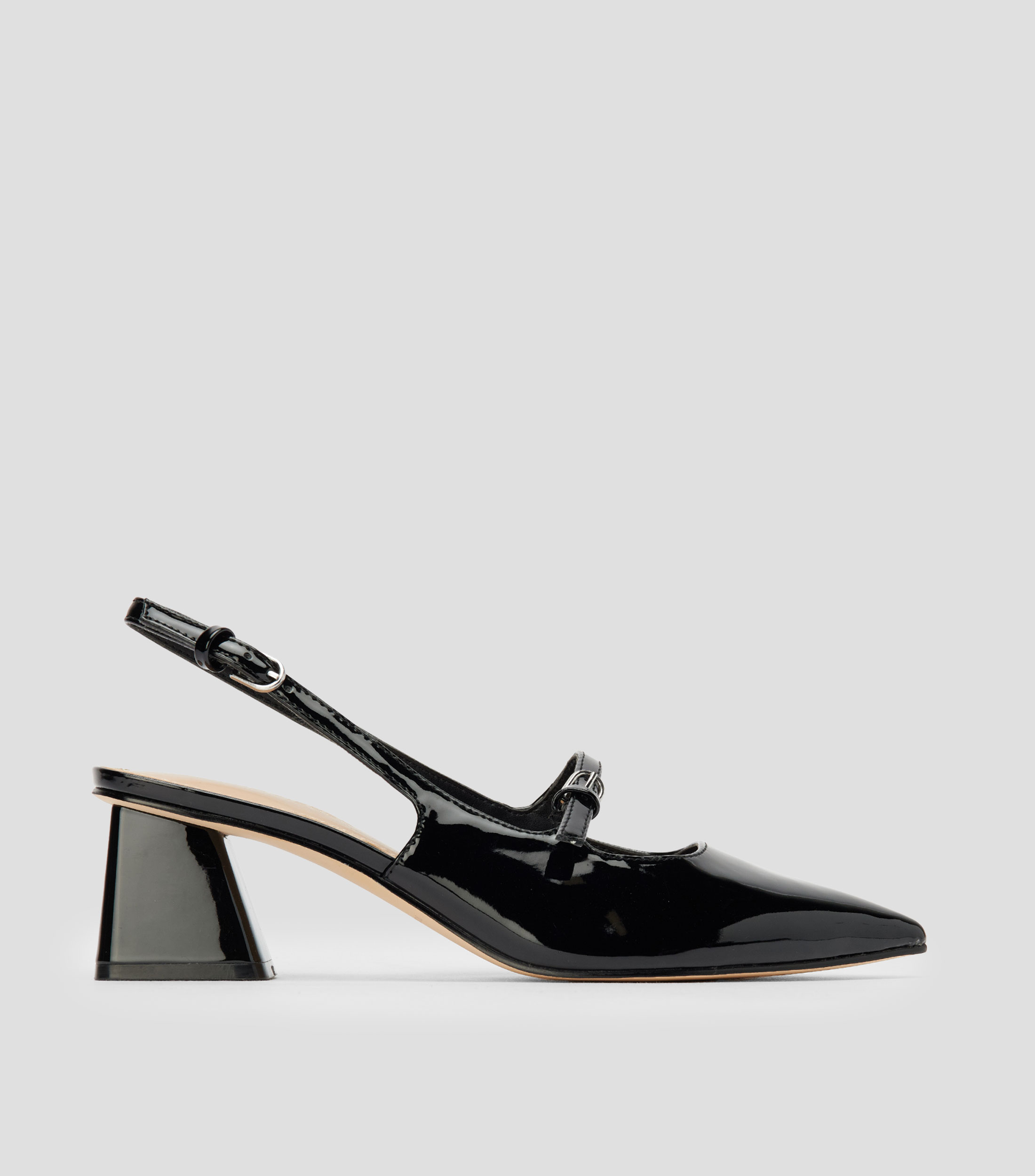 Zapatillas con Tacón ancho de 6 cm Mujer