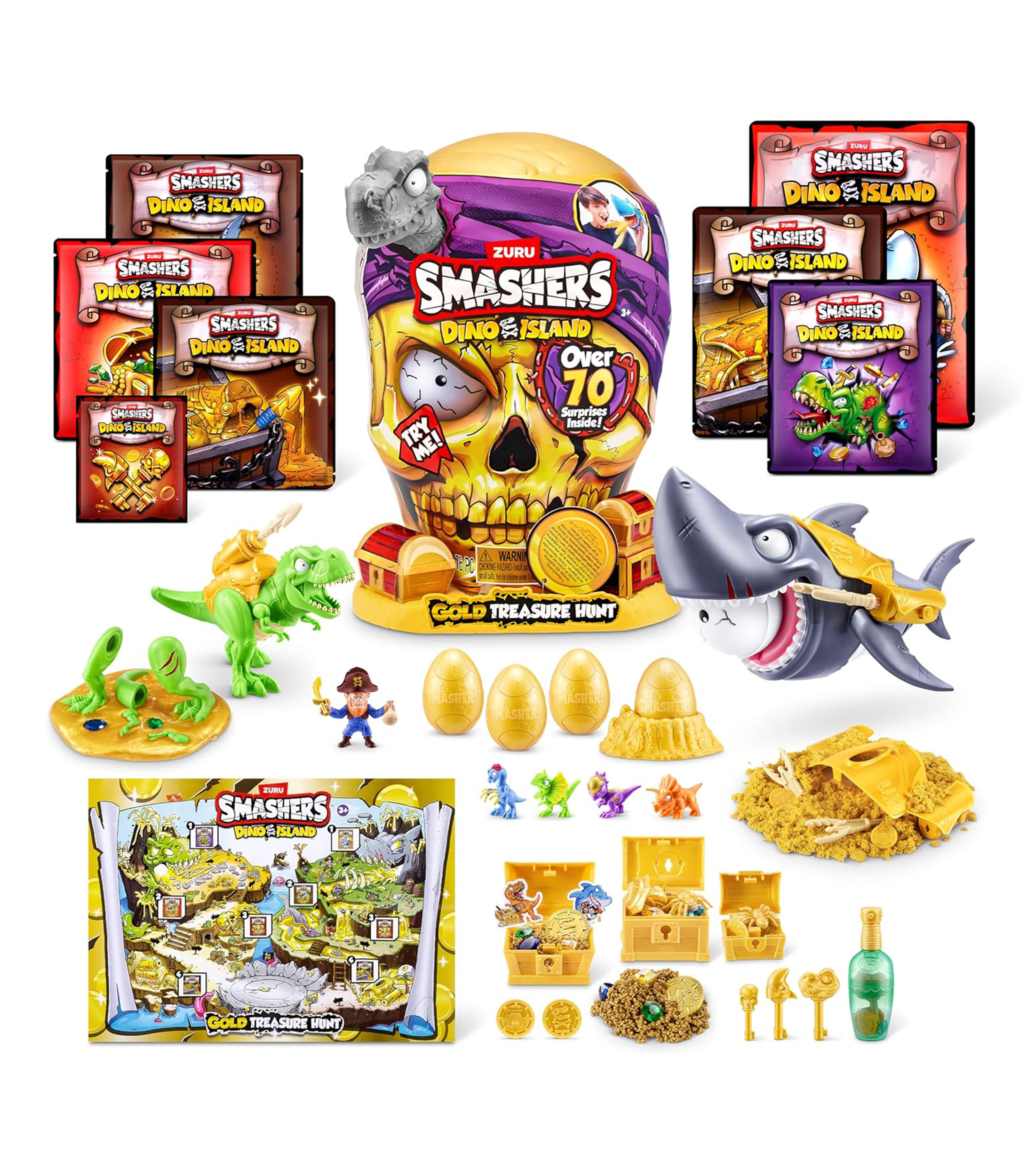 Playset Sorpresa, Smashers Dino Island