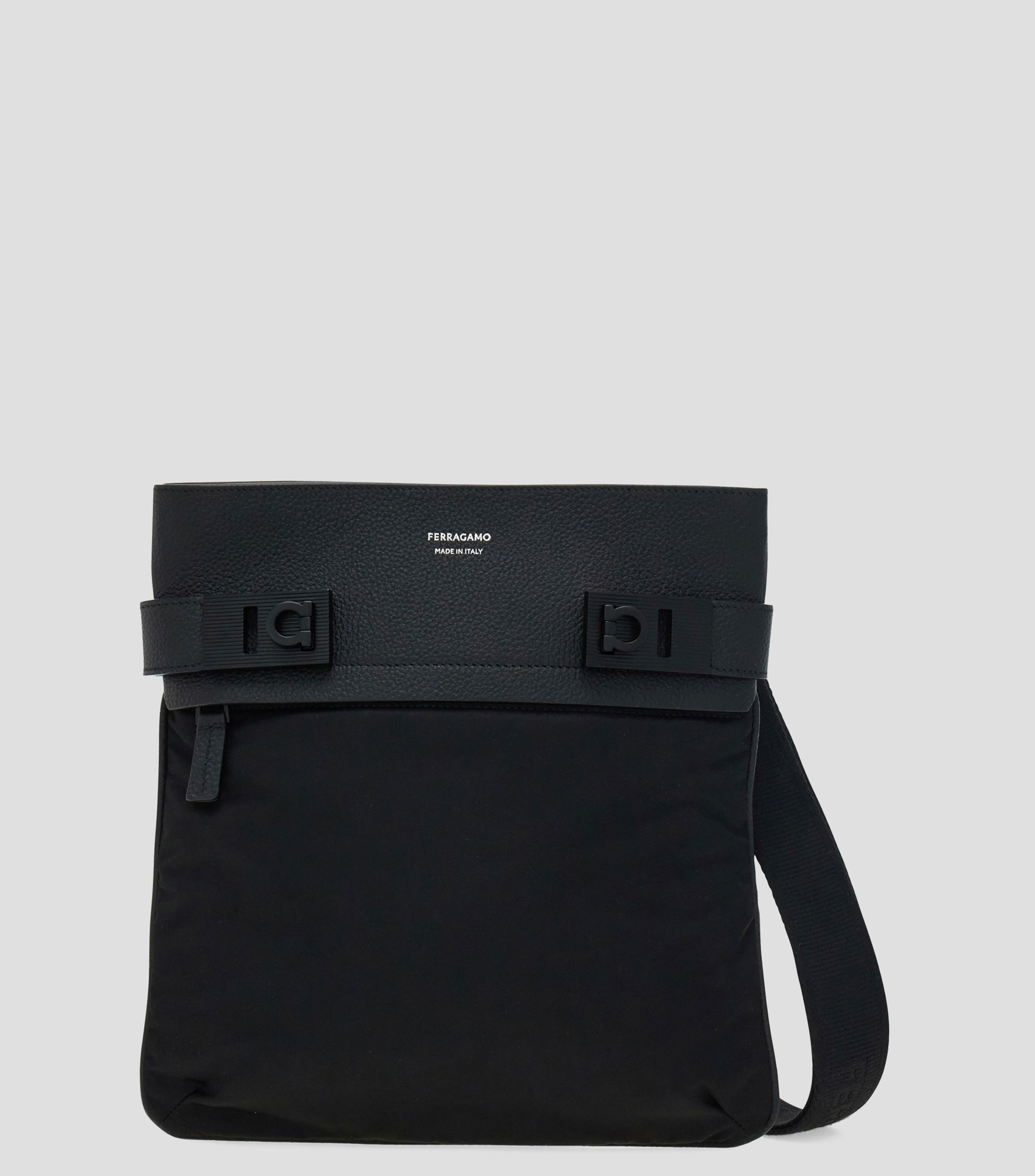 Bolso shoulder liso Hombre