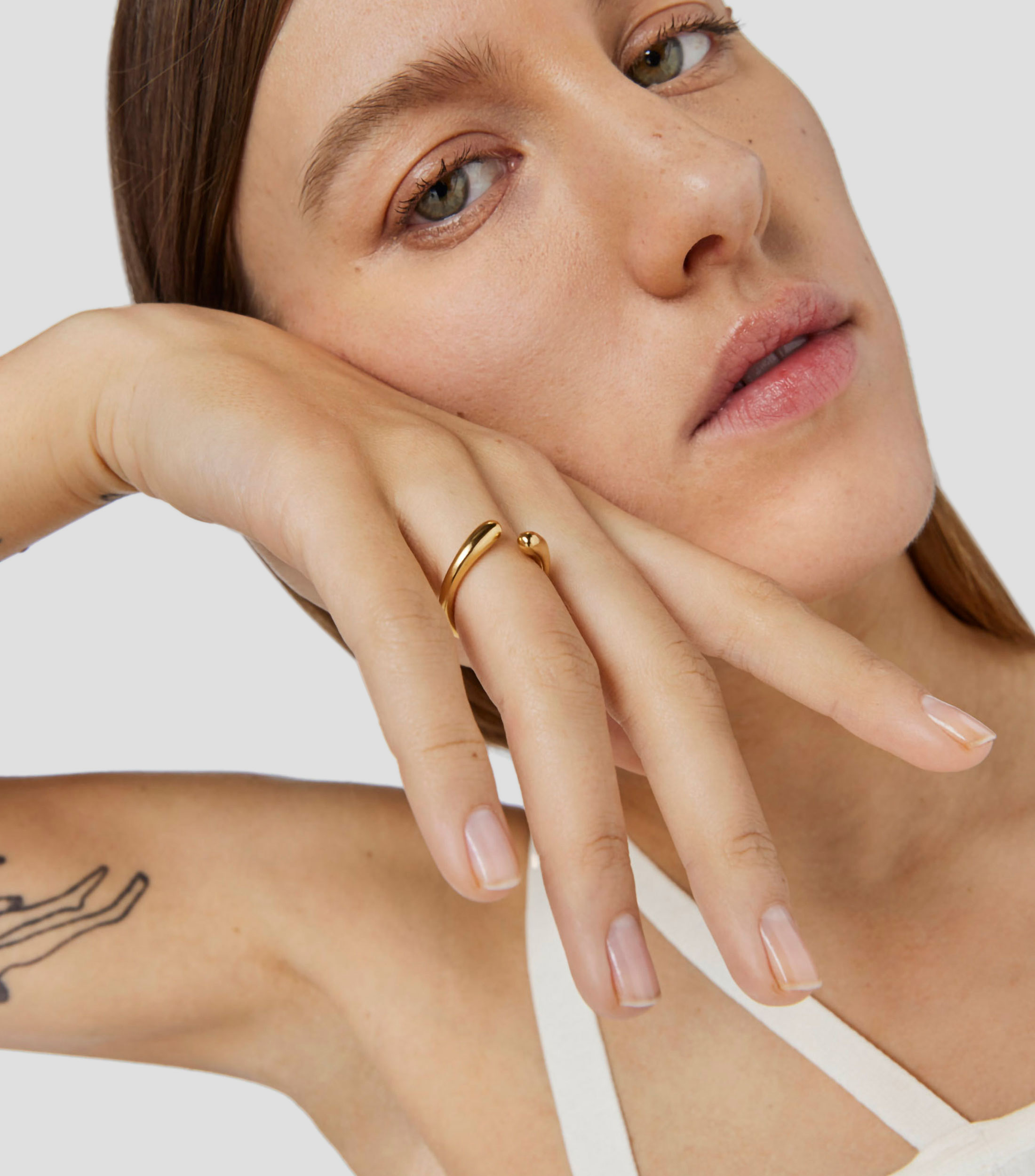 Anillo abierto en Plata .925 New Hav Mujer