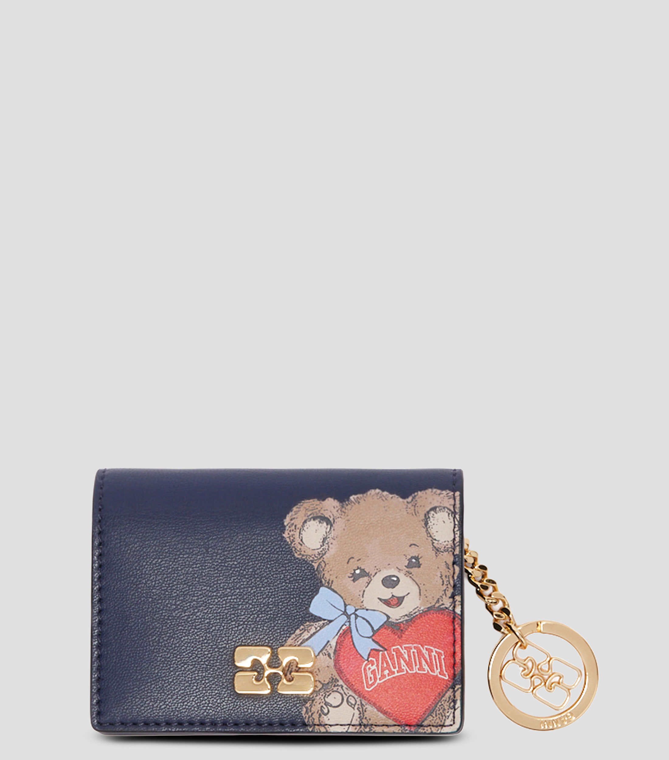 Cartera Oso en piel reciclada estampada Mujer