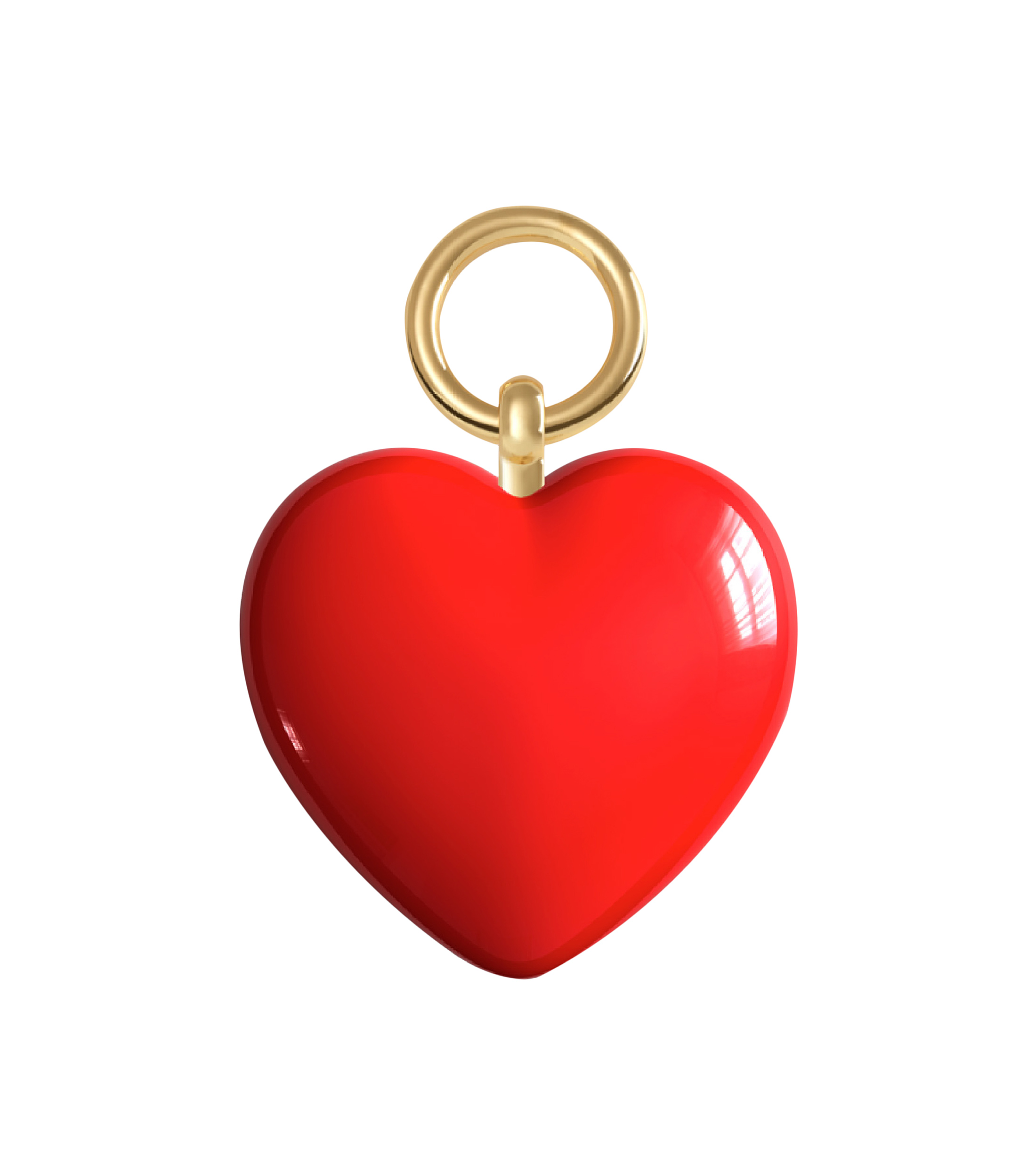 Charm para labial, amuleto de corazon