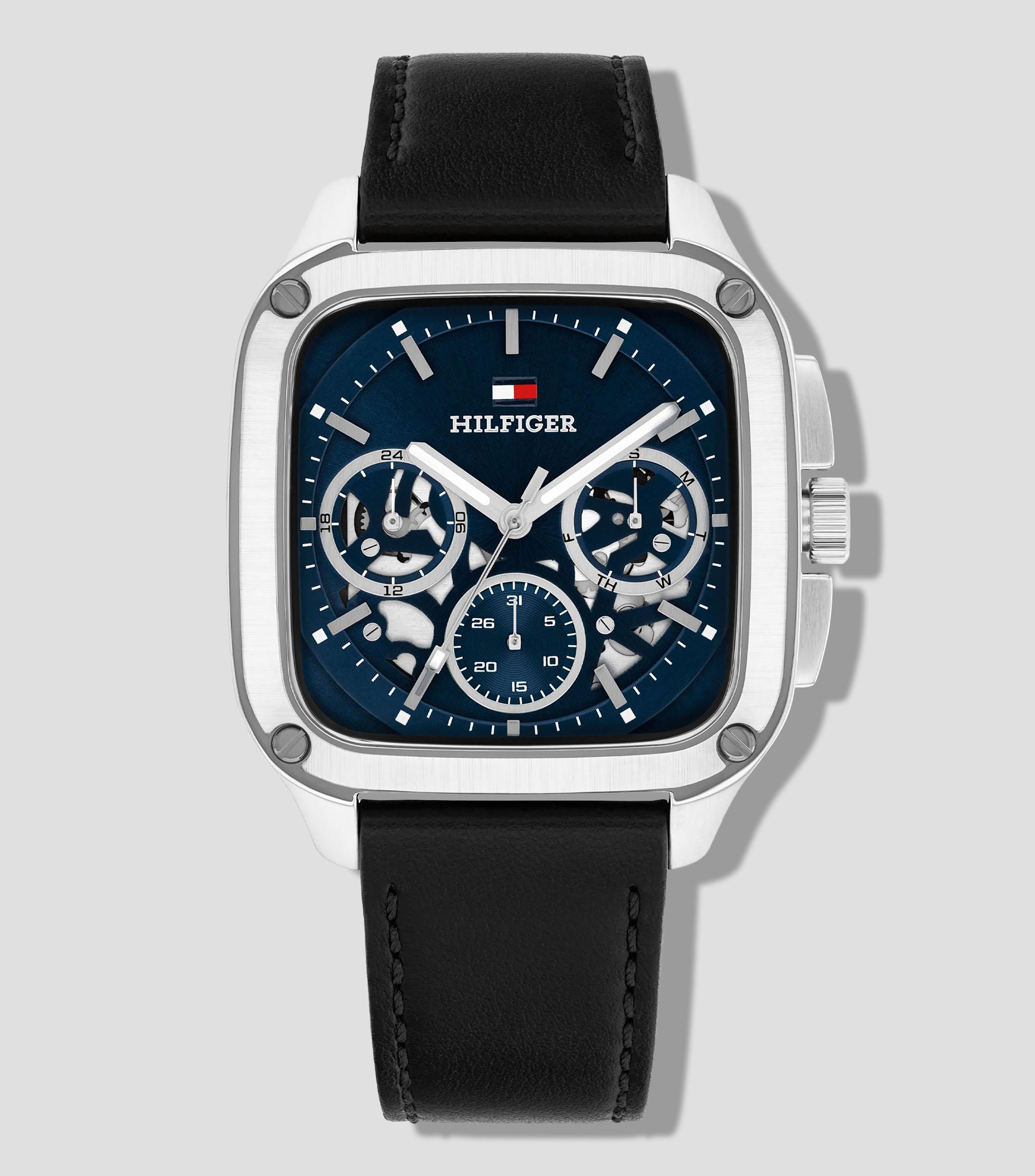 Reloj para hombre Herald casual Azul, Plateado