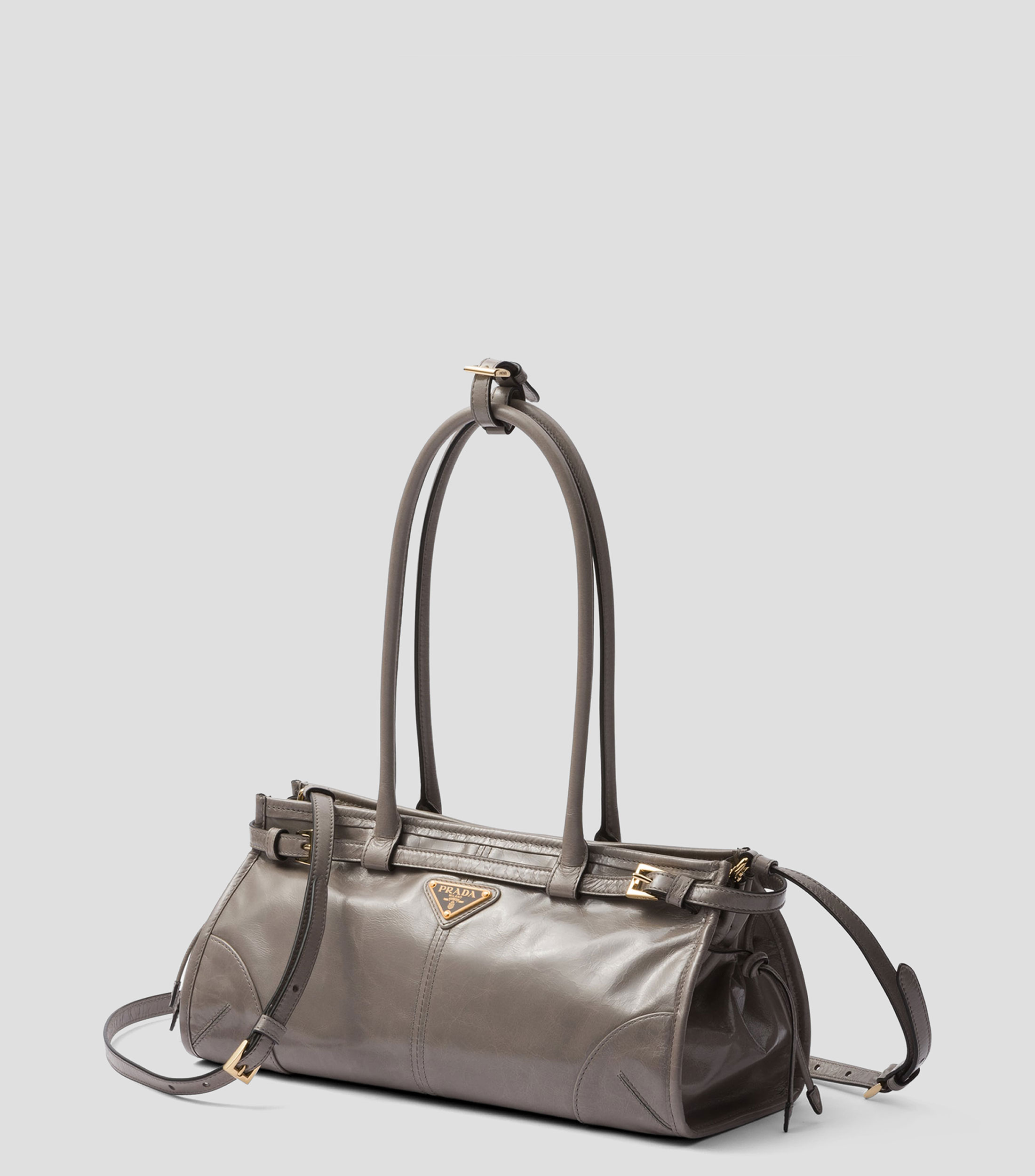 Bolsa Tote Gris en Piel Bonnie, Mujer