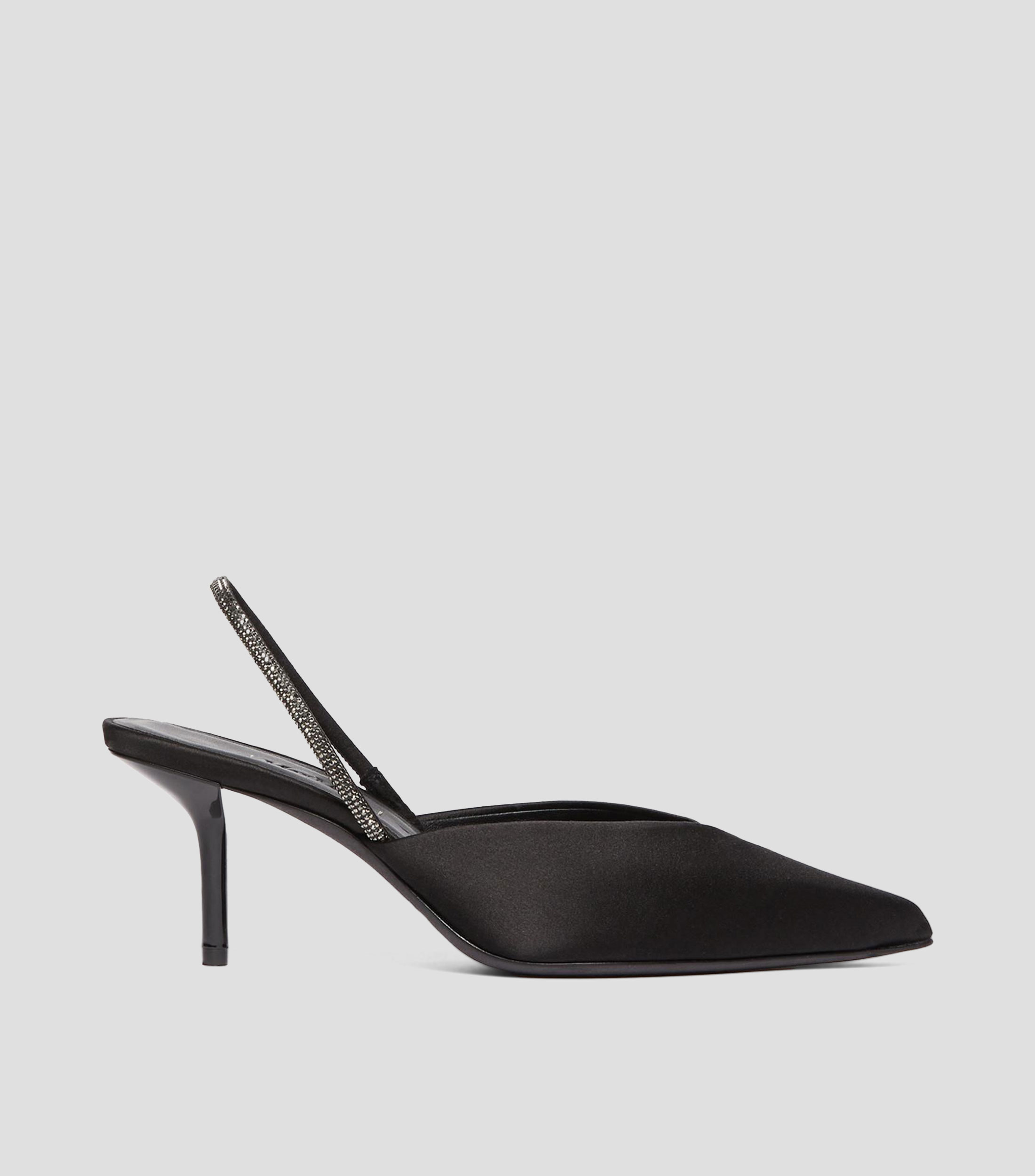 Zapatillas con Tacon Delgado de 6.5 cm Mujer