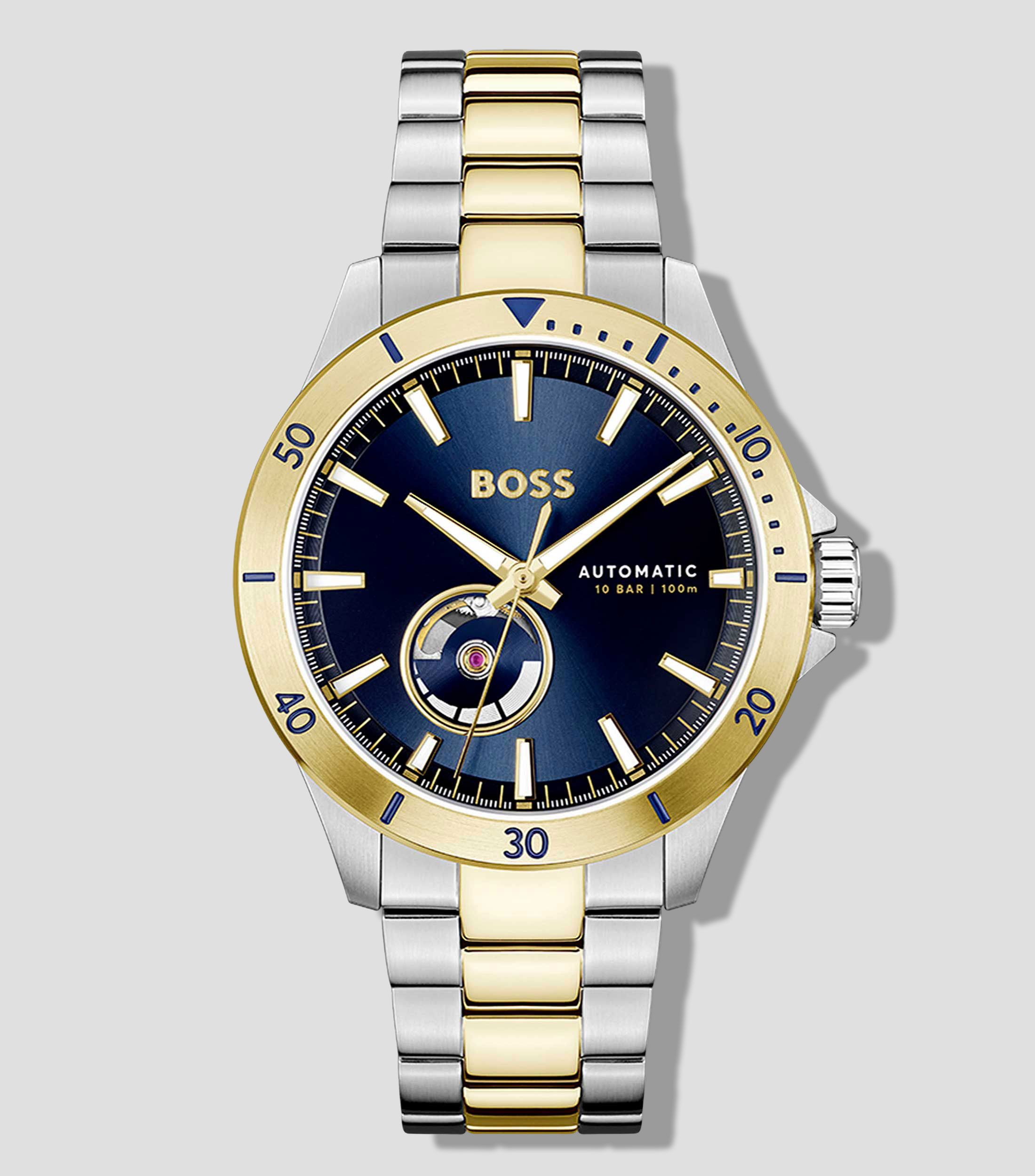 Reloj para Hombre Troper automatic Casual Plateado, Dorado