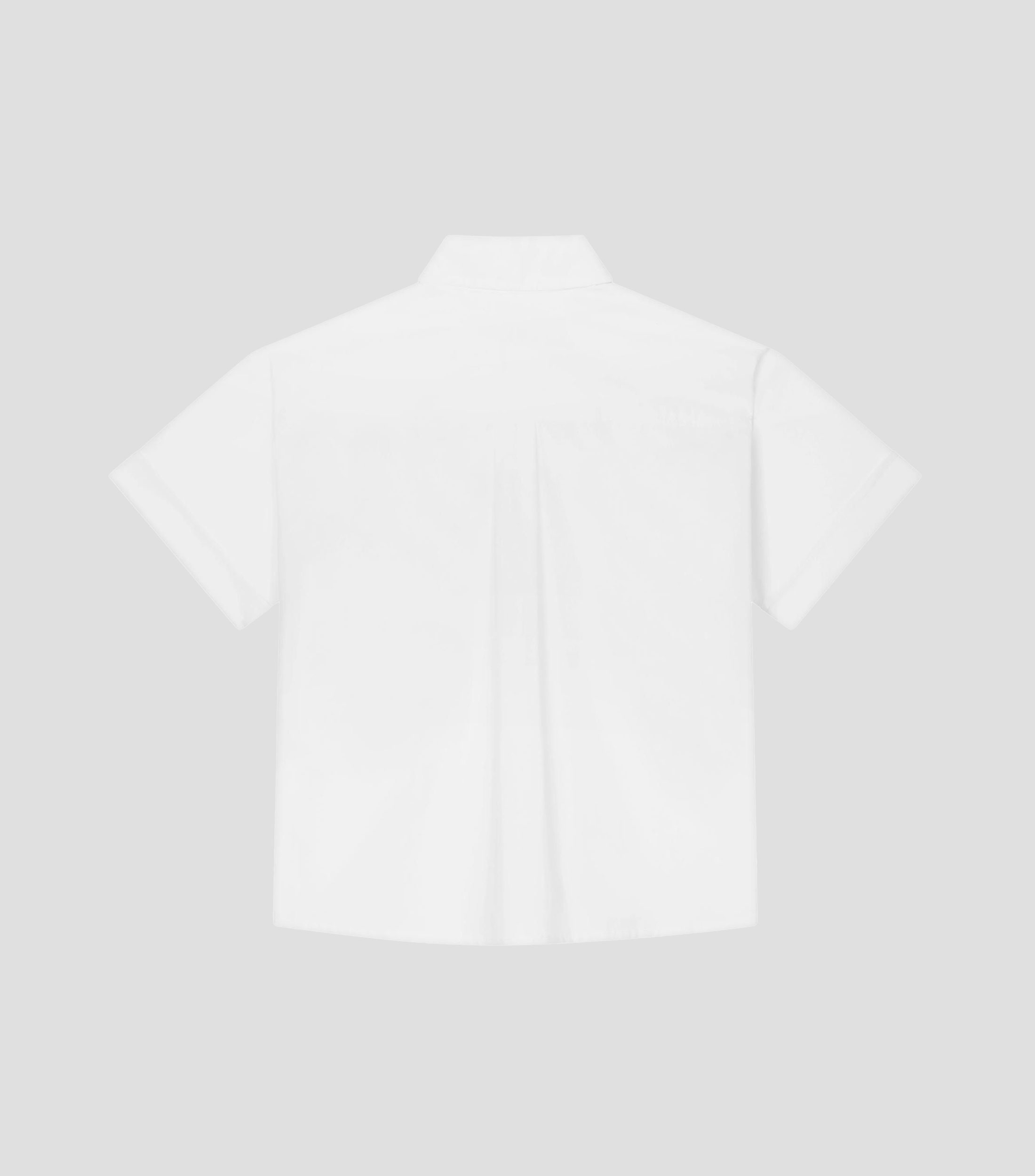 Camisa lisa manga corta Niño