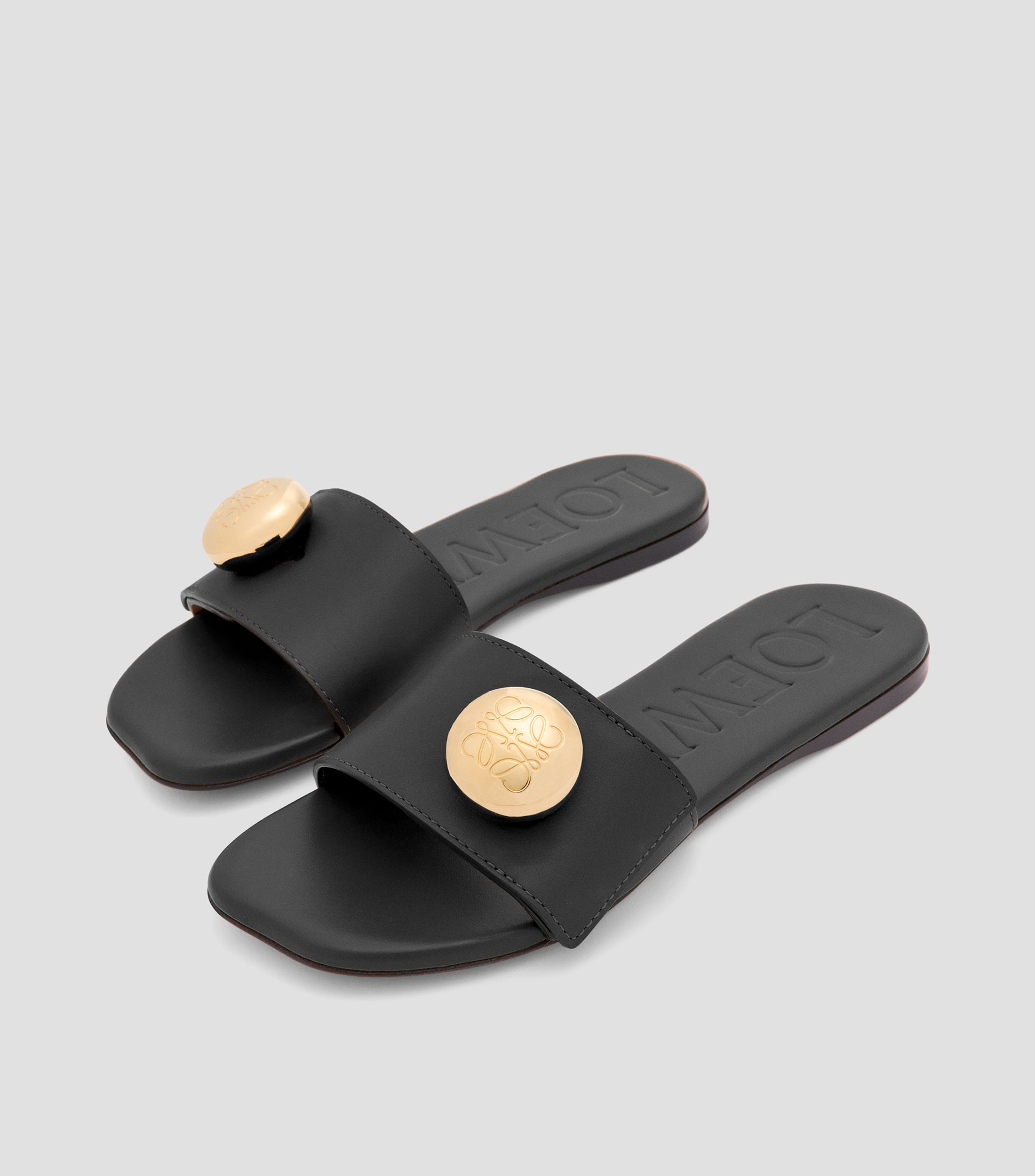 Sandalias planas Pebble Slide Mujer