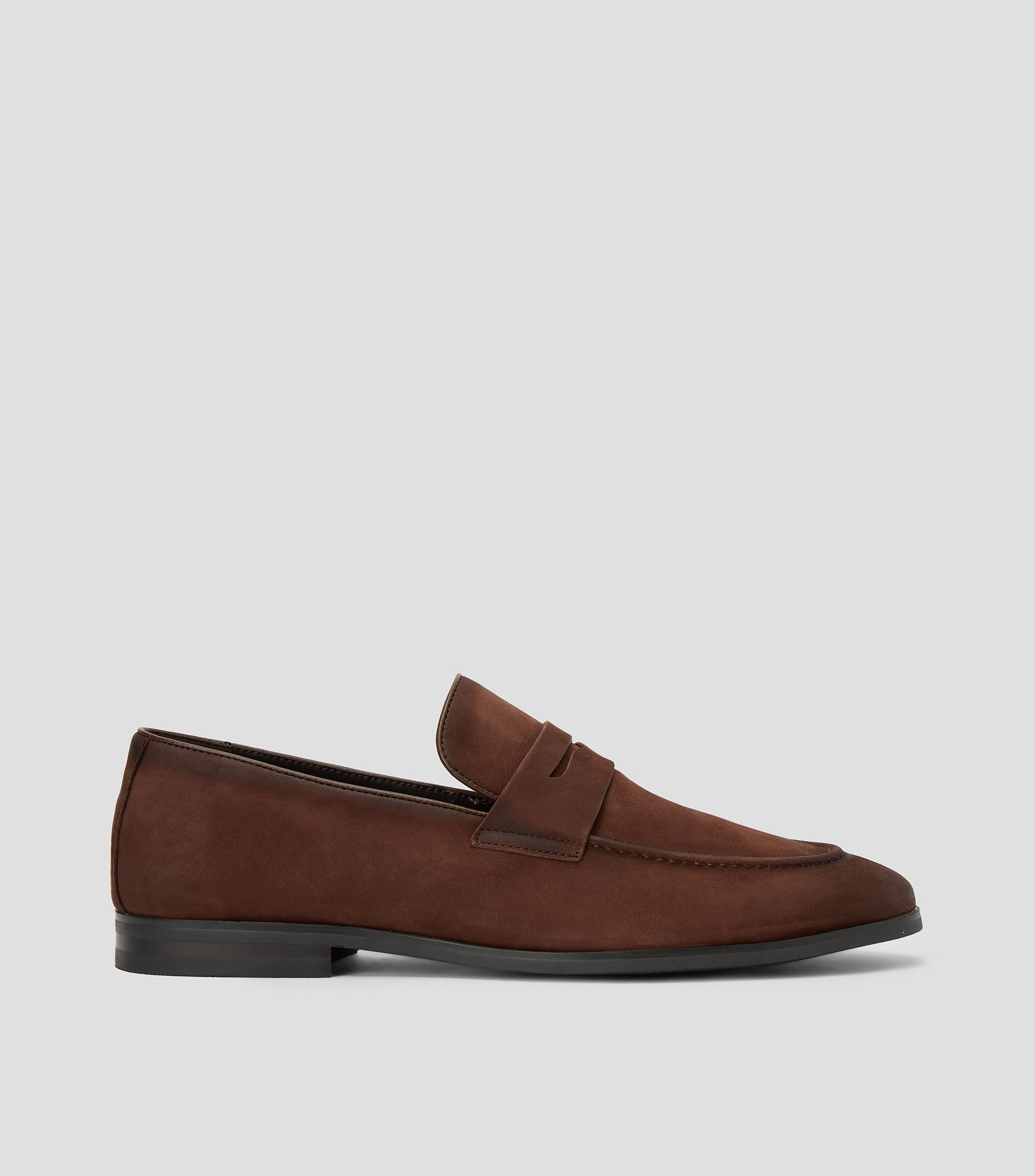 Mocasines Kristof en piel vacuna lisos Hombre