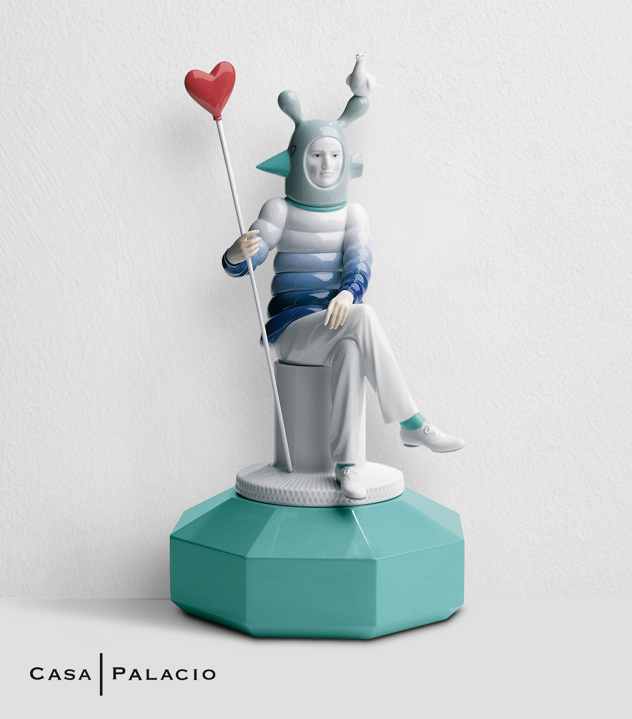 Figura decorativa The Lover I en porcelana