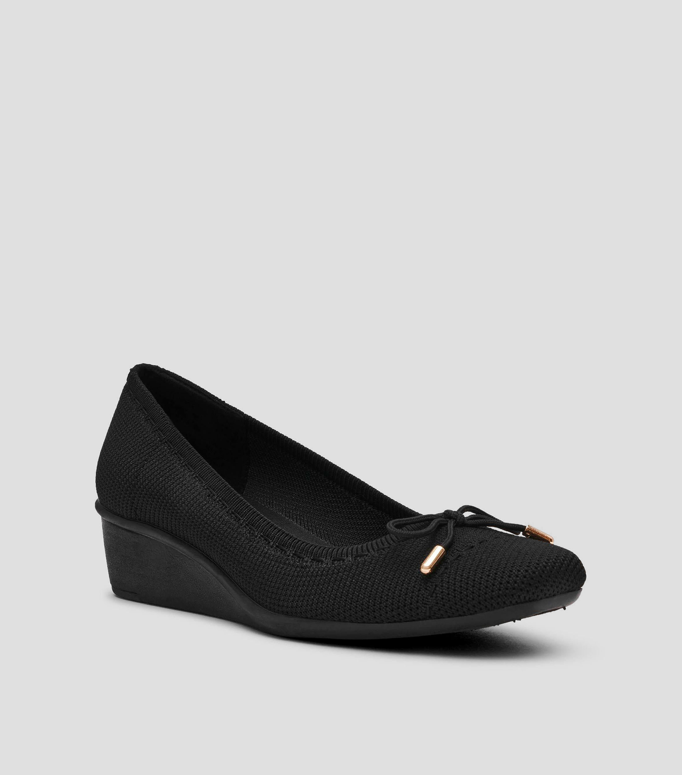 Zapatos casuales con tacón cuña de 4.4 cm Mujer