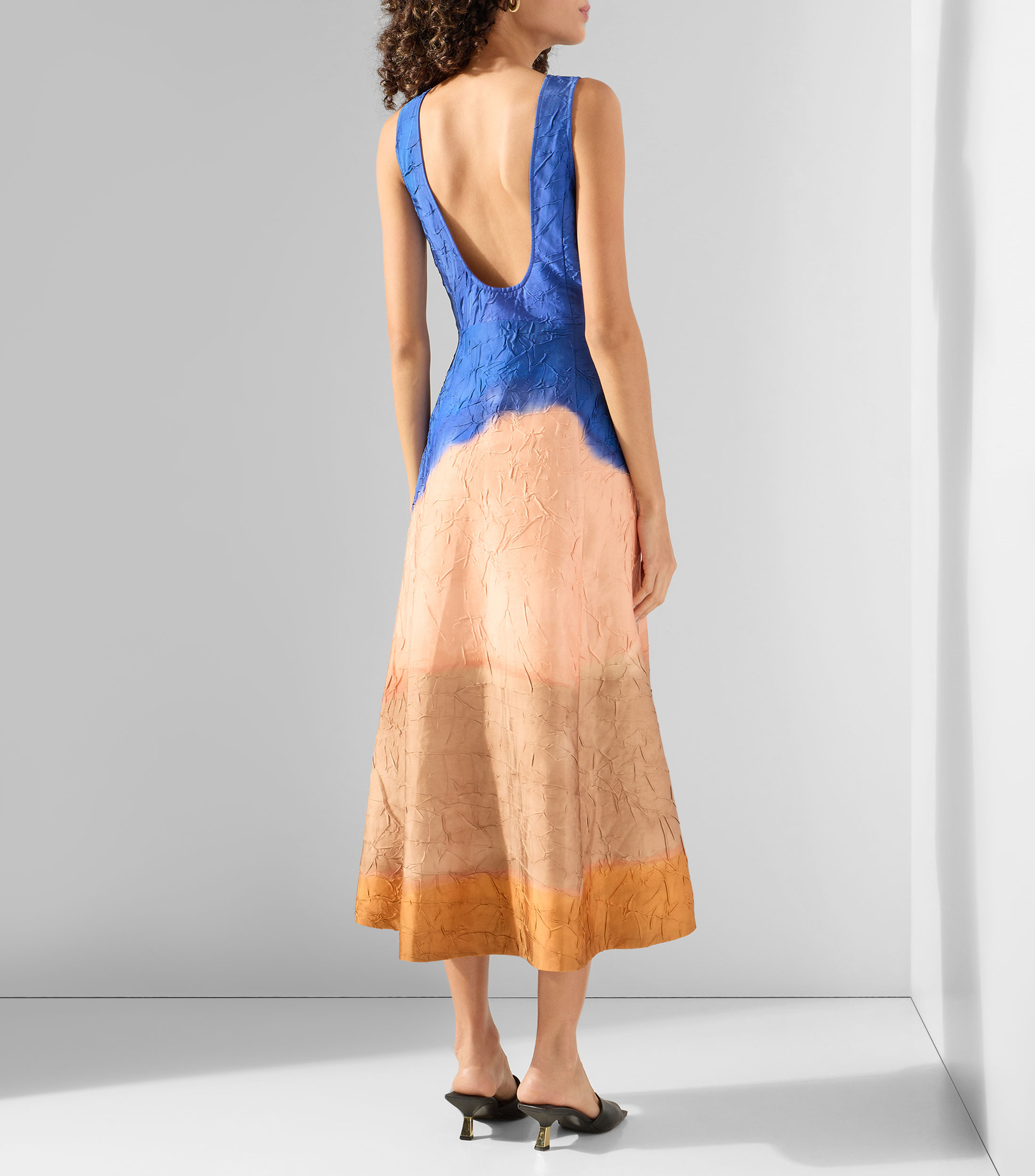 Vestido midi estampada Georgia Mujer