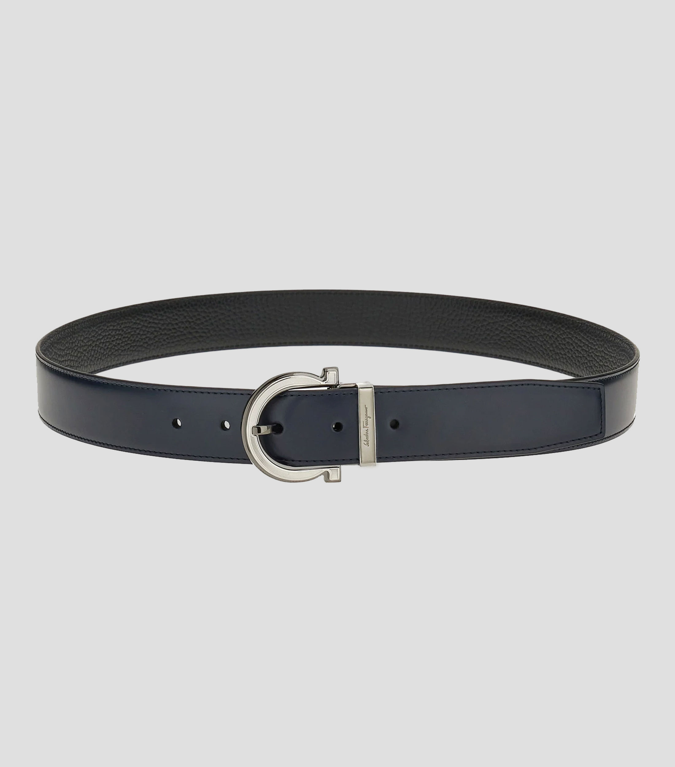 Cinturon Gancini reversible y ajustable Hombre