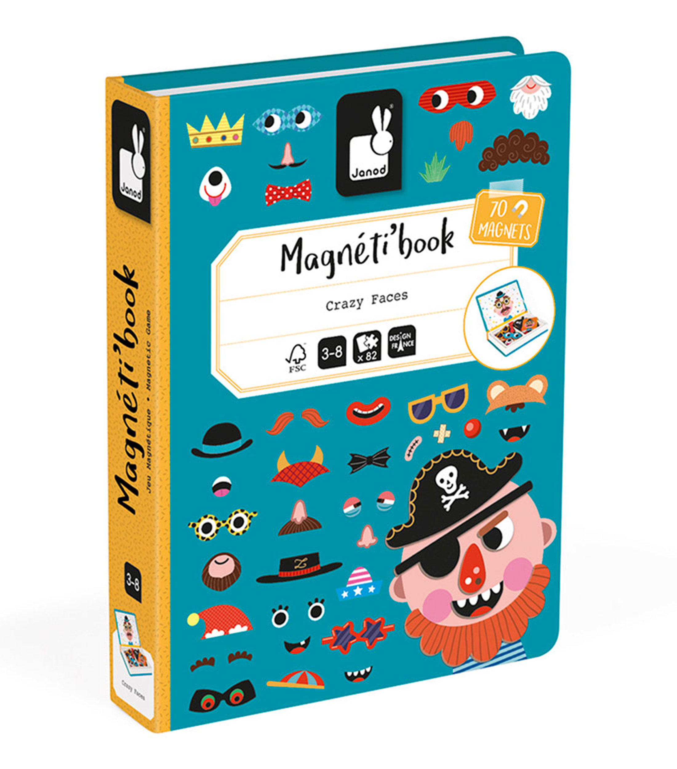 Magnetibook Ninos Caras Locas