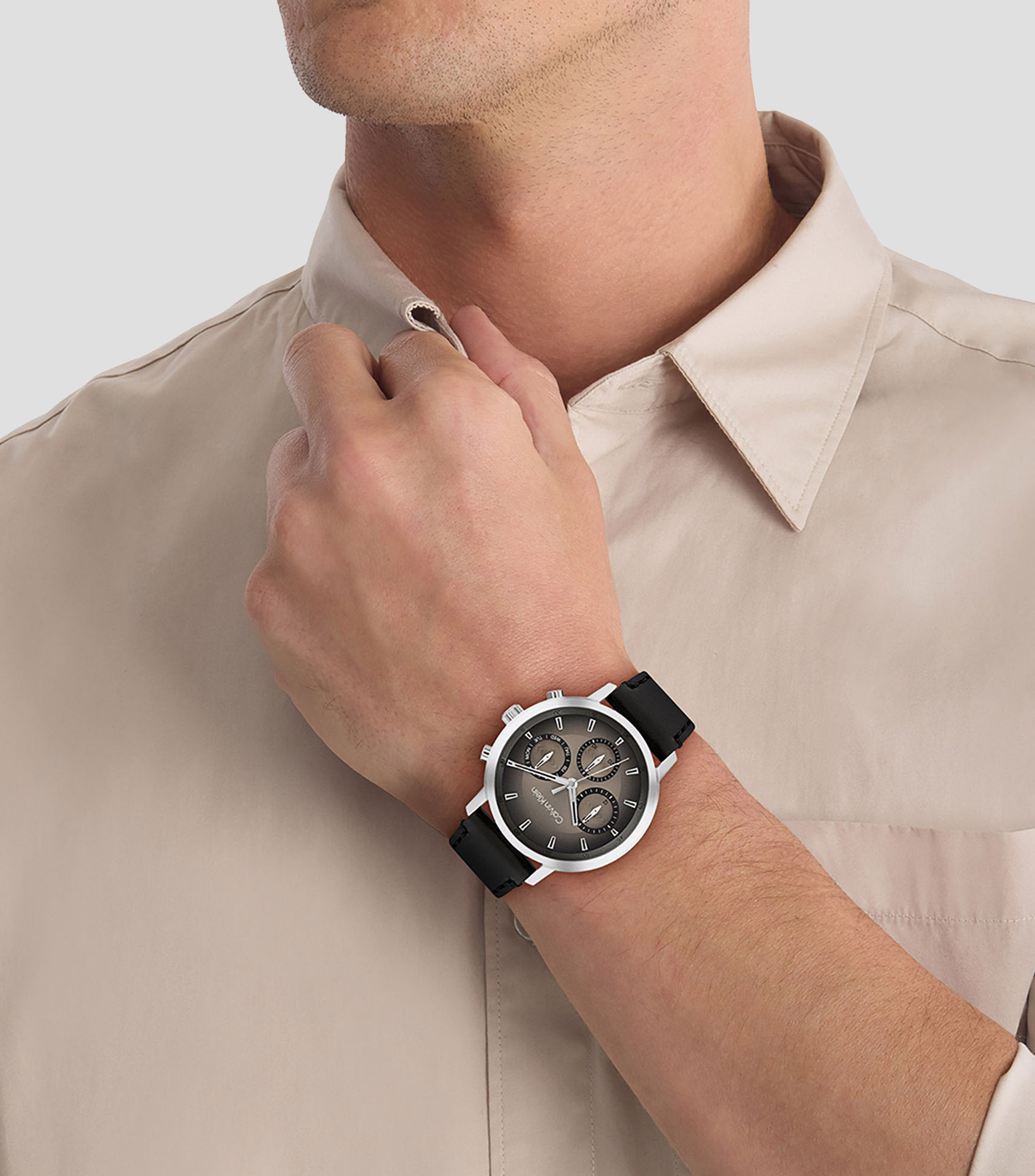 Reloj para hombre Klein Gauge De vestir, Plateado