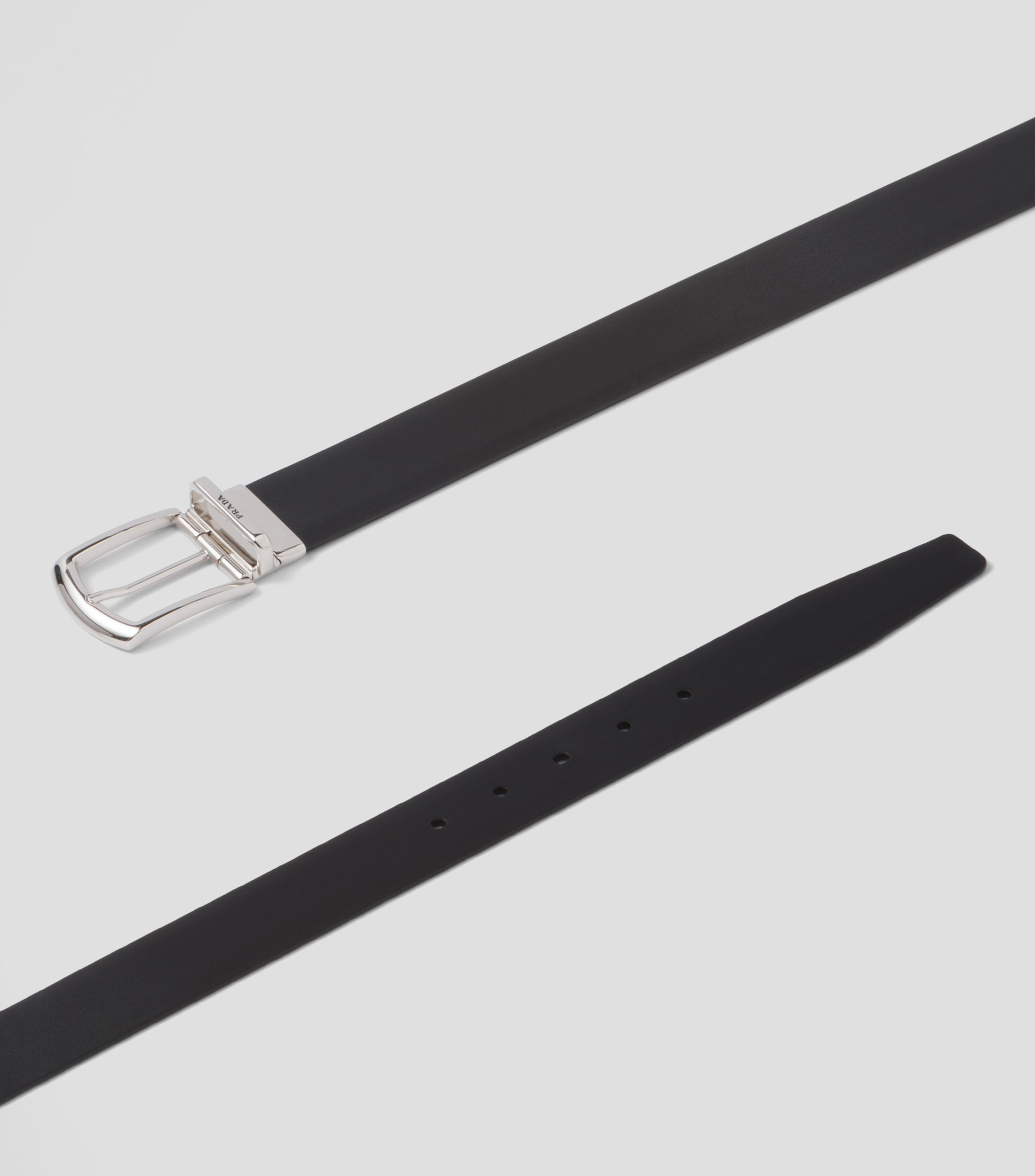 Cinturón reversible en piel Saffiano formal Hombre