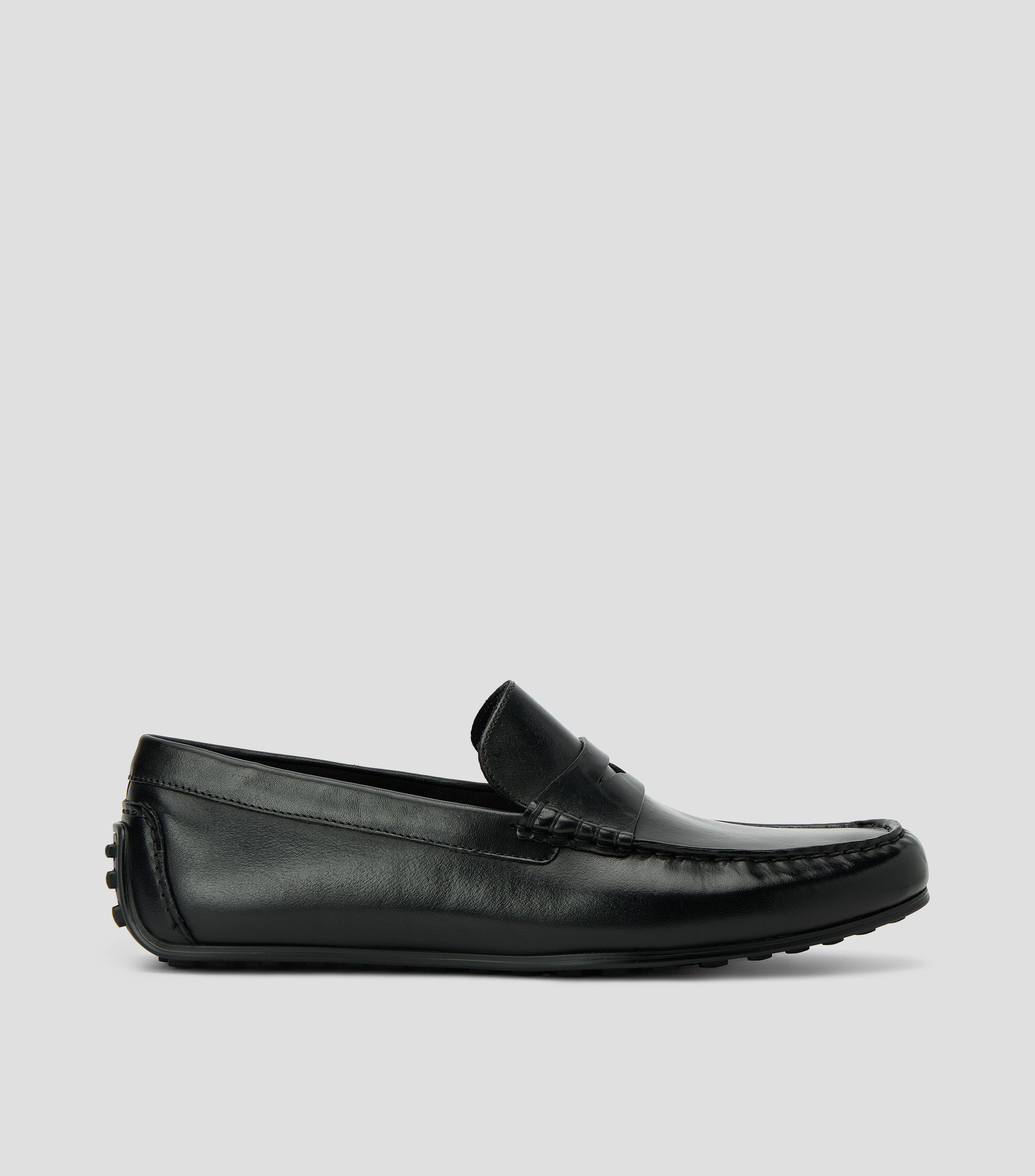 Mocasines en piel Hombre