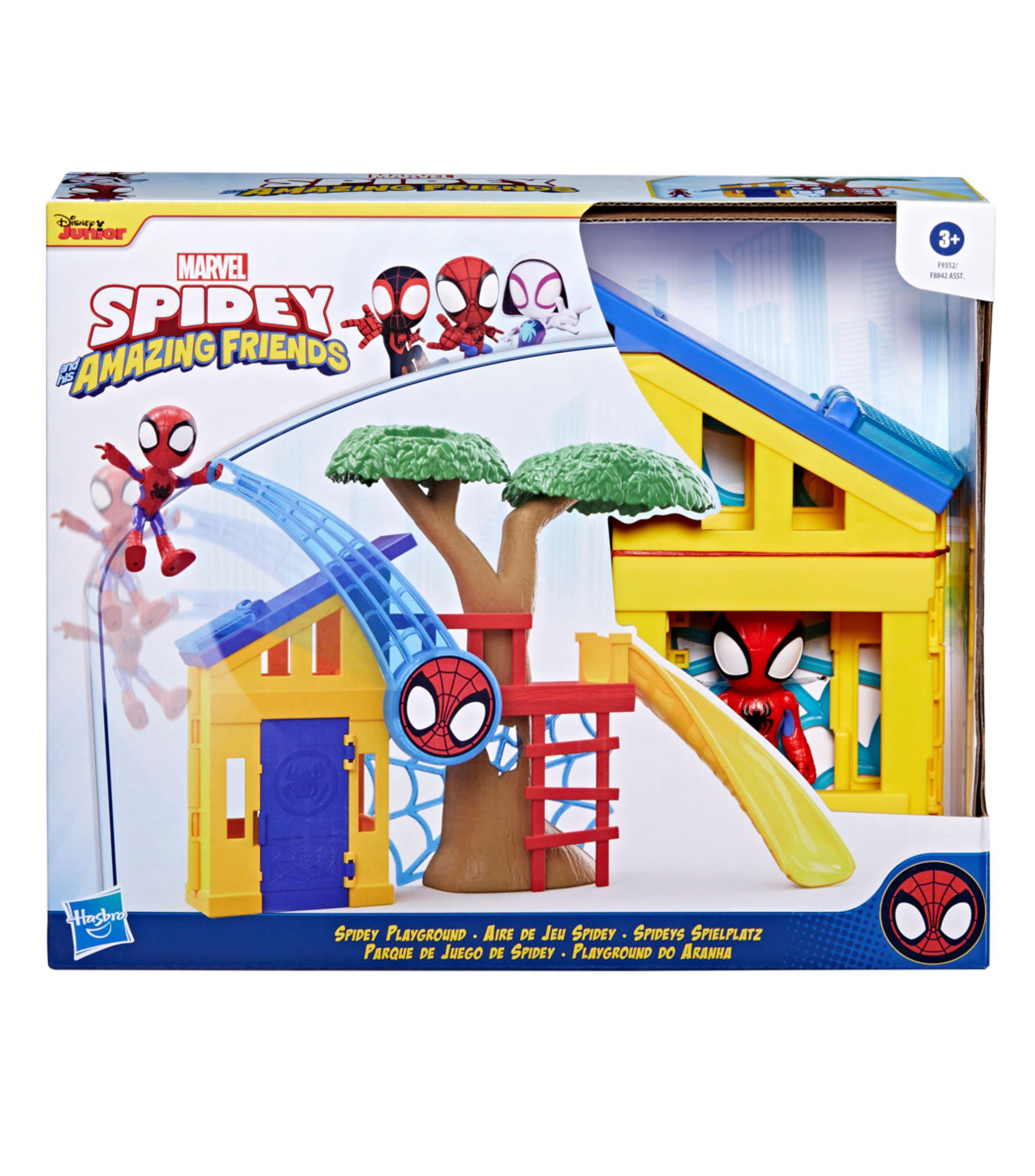 Playset, Marvelaposs Spidey and his Amazing Friends - Spidey Playground Scene