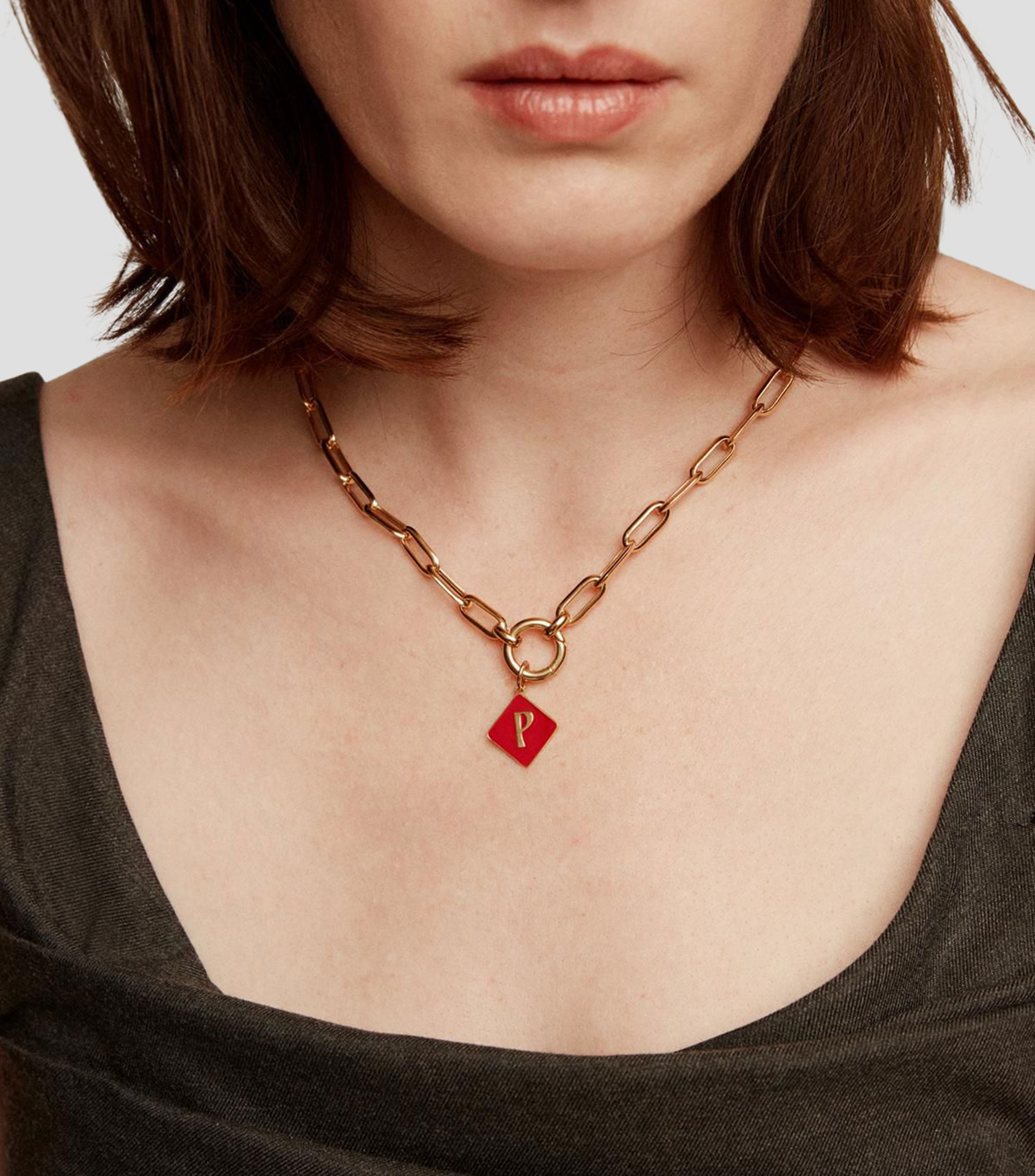 Dije de rombo en plata .925 Vibes Mujer
