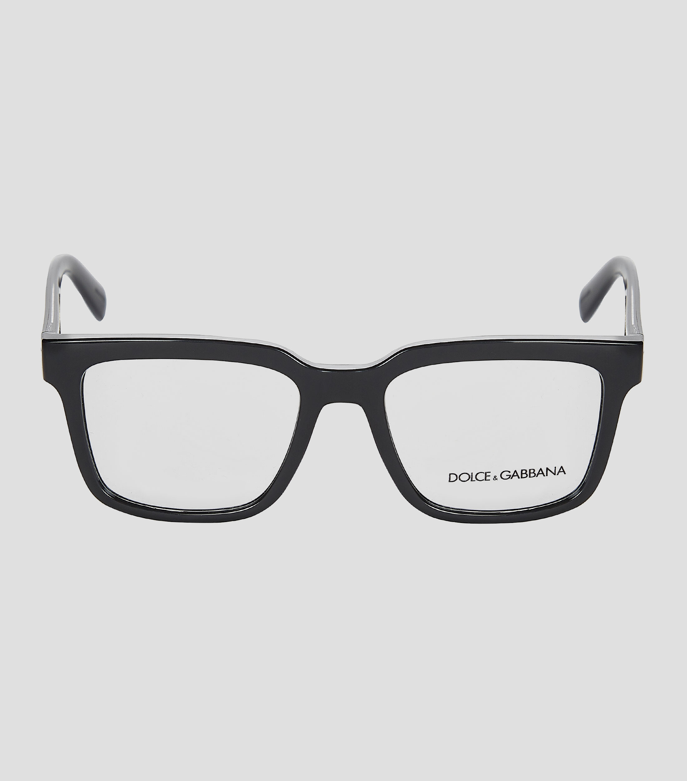 Lentes oftálmicos cuadrados Negro Hombre