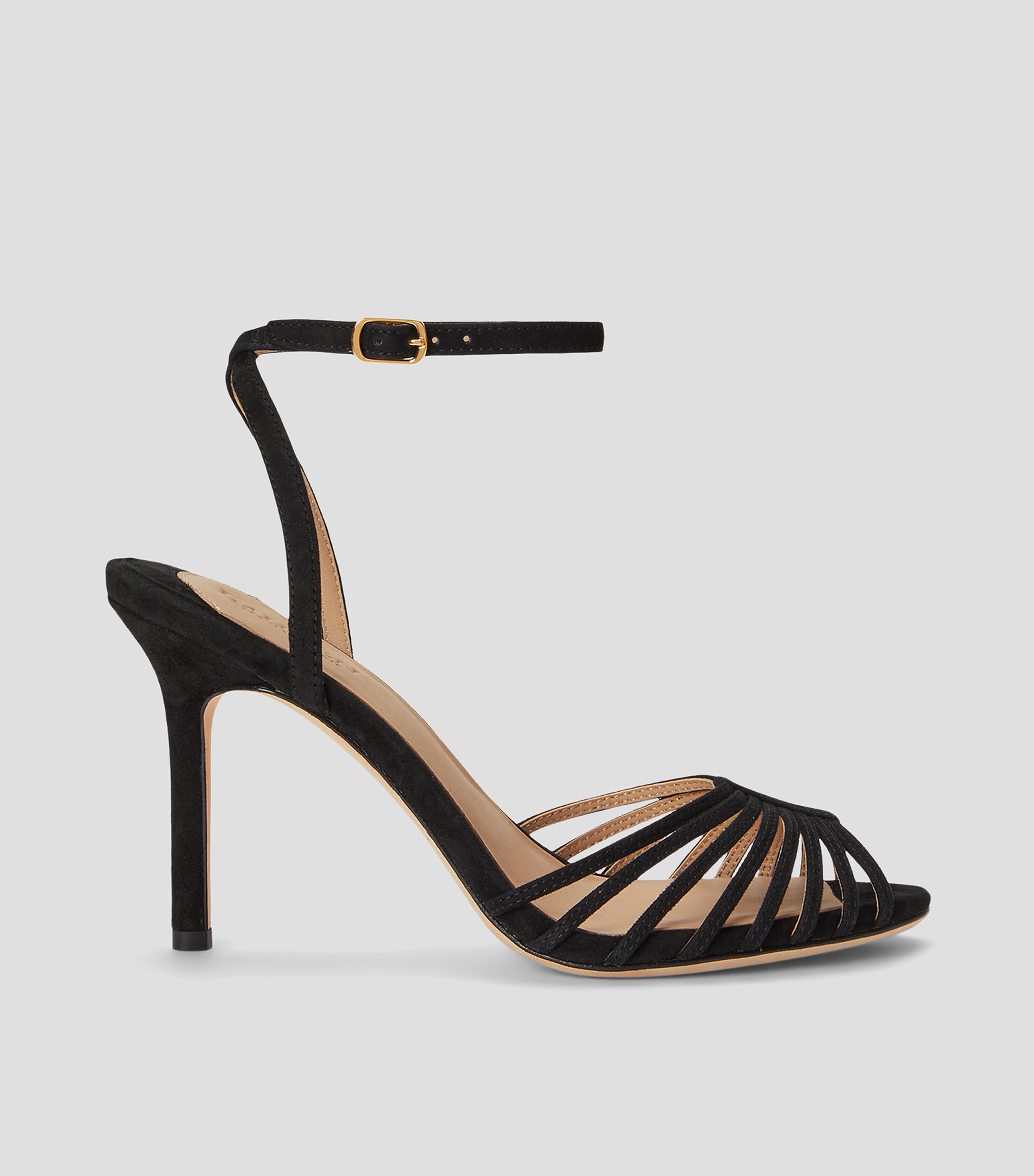 Sandalias con tacón alto delgado Mujer