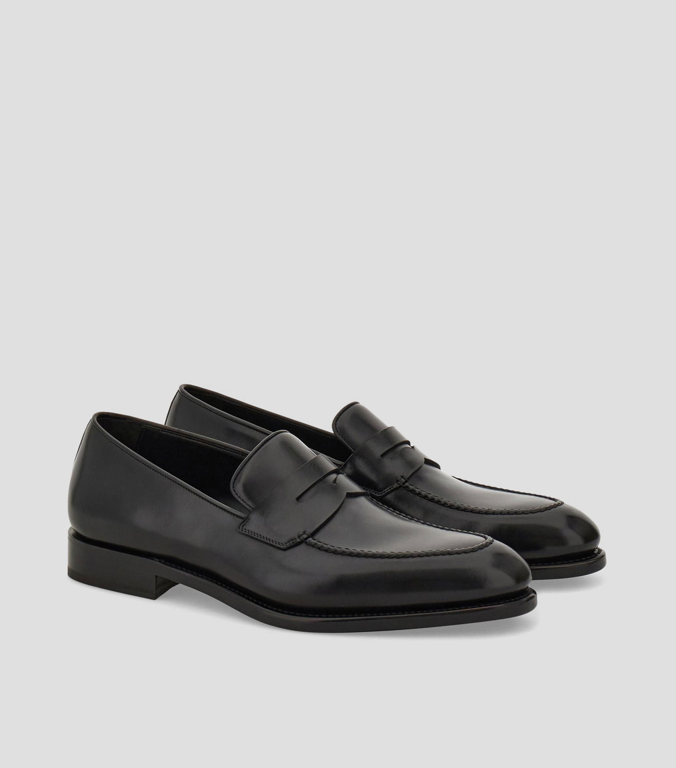 Mocasines en piel de becerro Hombre