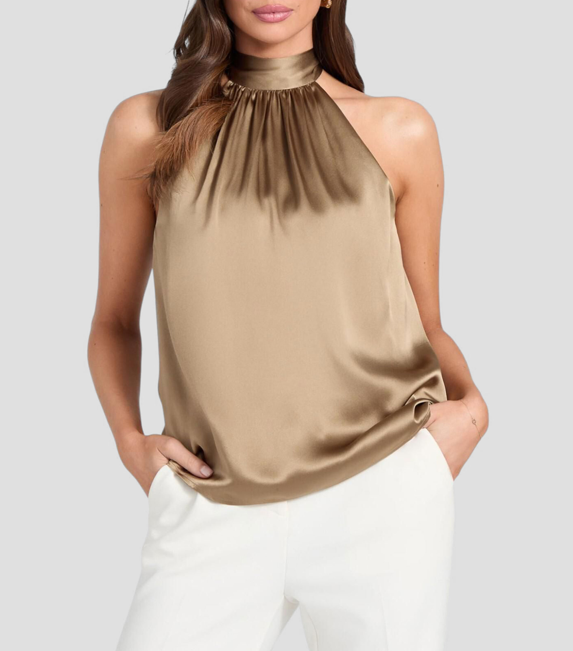 Top liso Mujer