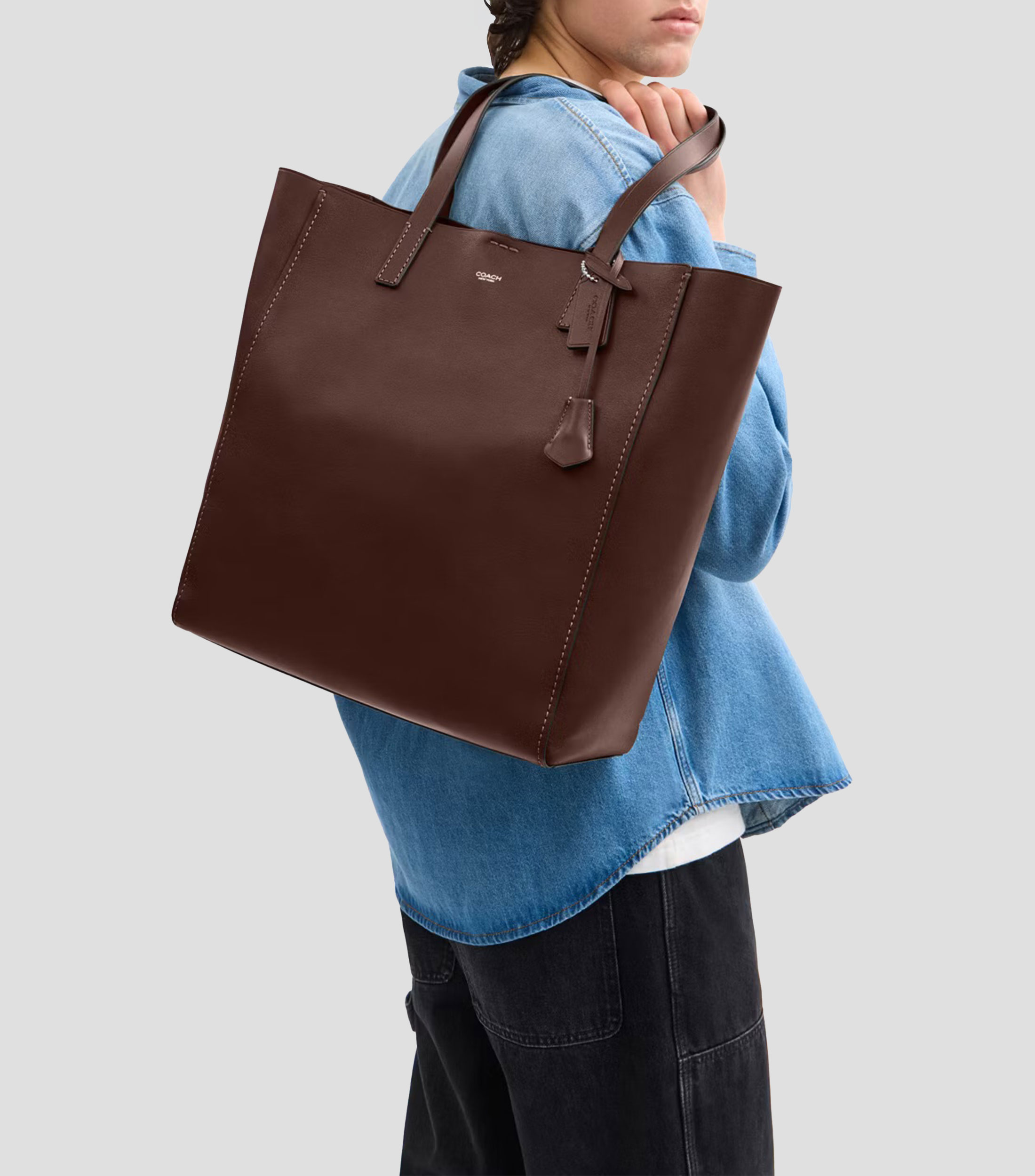 Bolsa Tote en piel Mujer