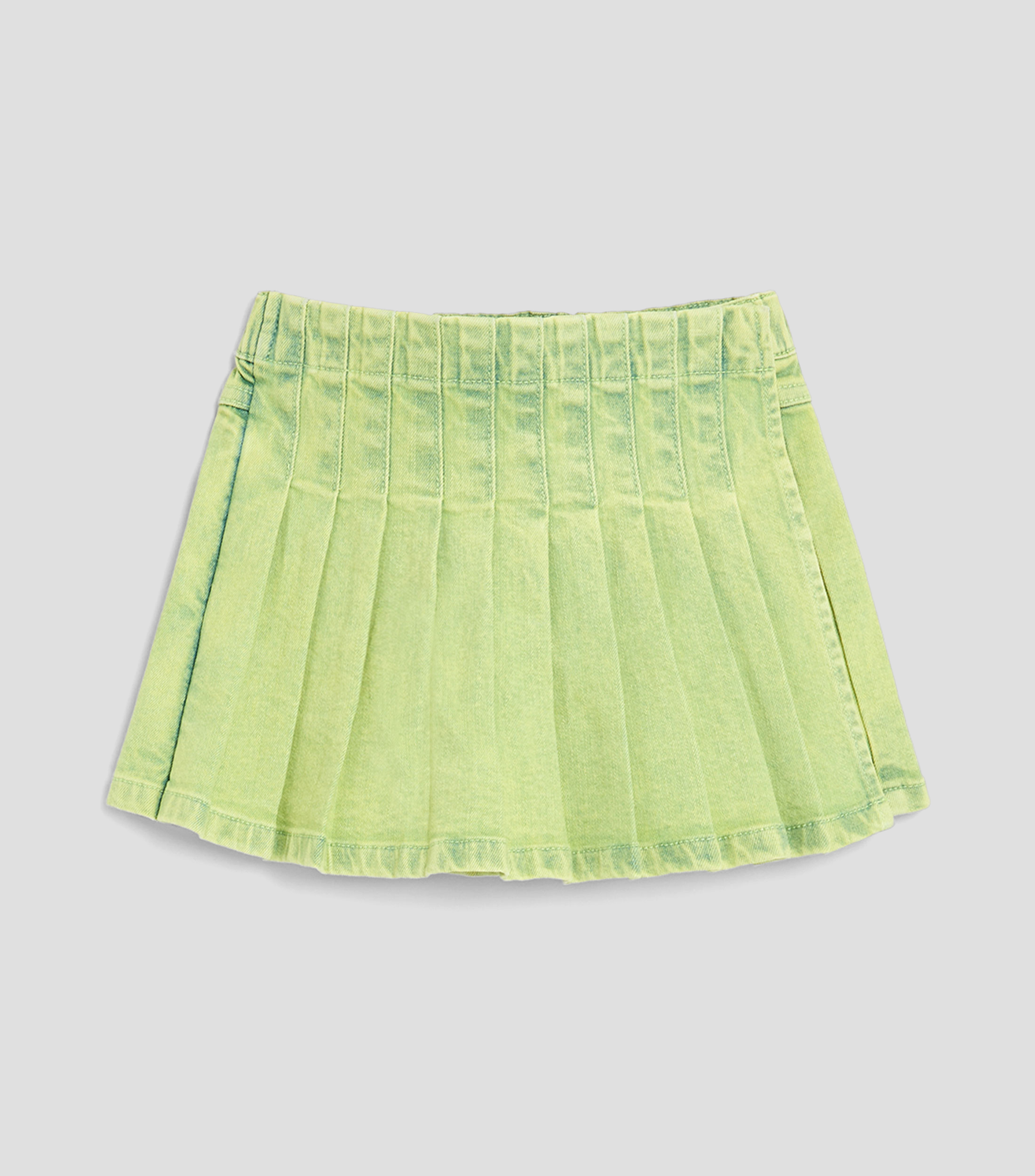 Skort de mezclilla lisa Niña