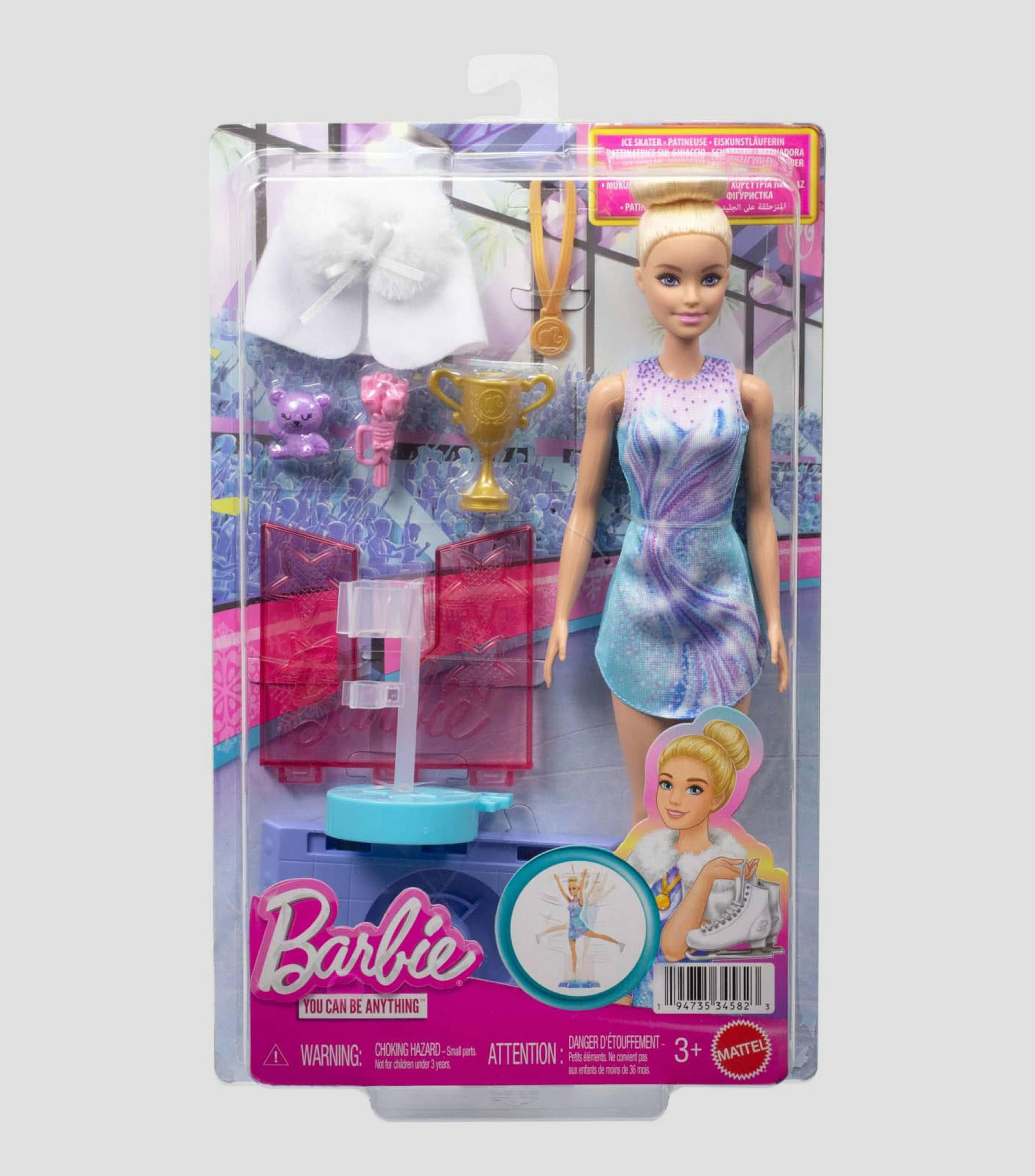 Muñeca Barbie Patinadora sobre Hielo