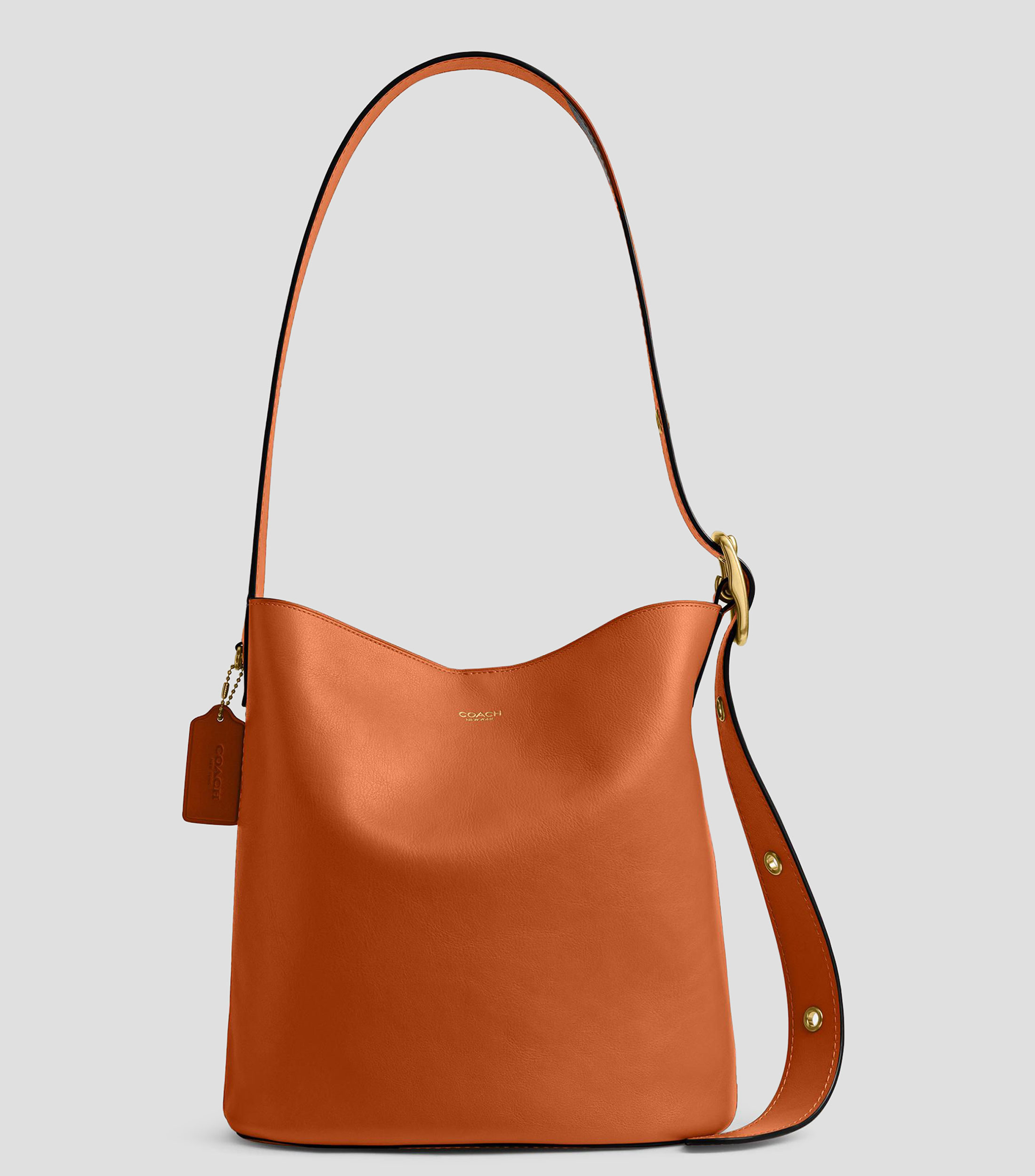Bolsa shoulder en piel lisa Mujer