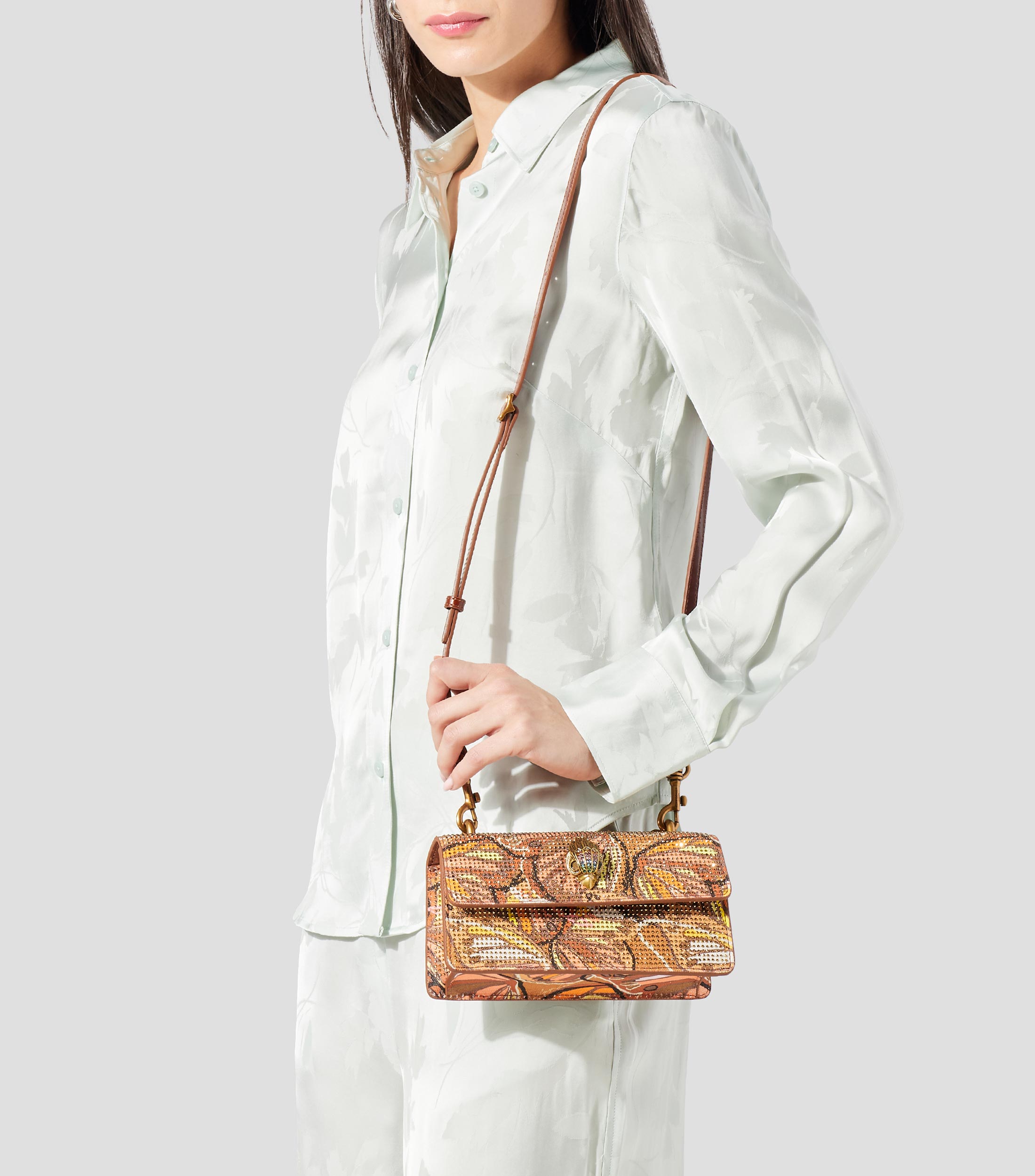 Bolsa crossbody fantasía multicolor Mujer