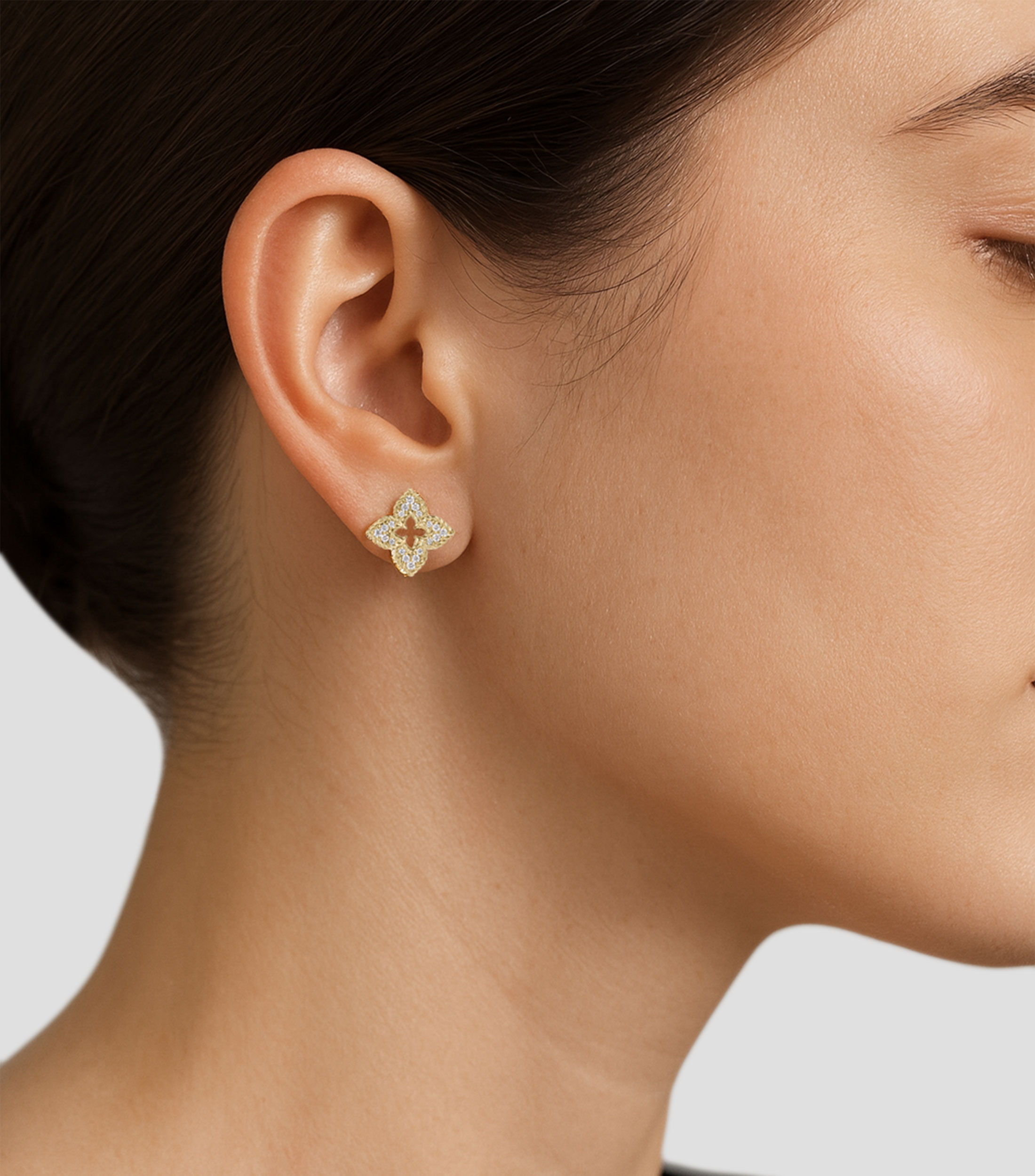 Aretes en oro amarillo de 18 kilates Venetian Princess Mujer