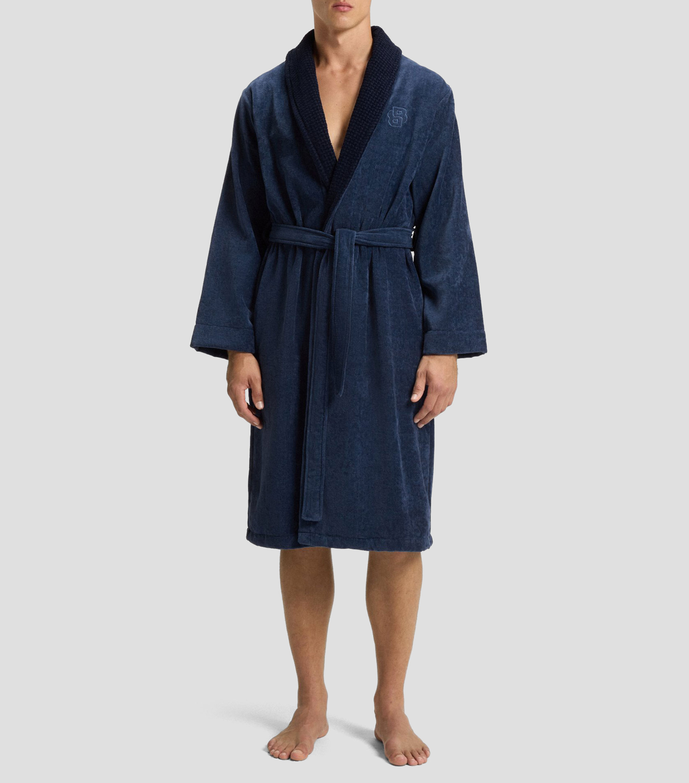 Bata de baño talla L Boubleb azul Unisex