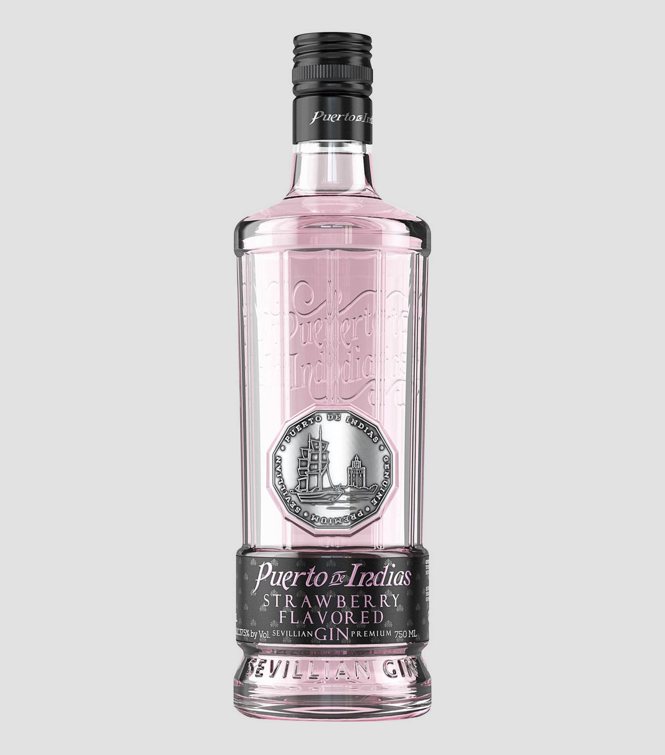 Ginebra Premium Strawberry, 750 ml