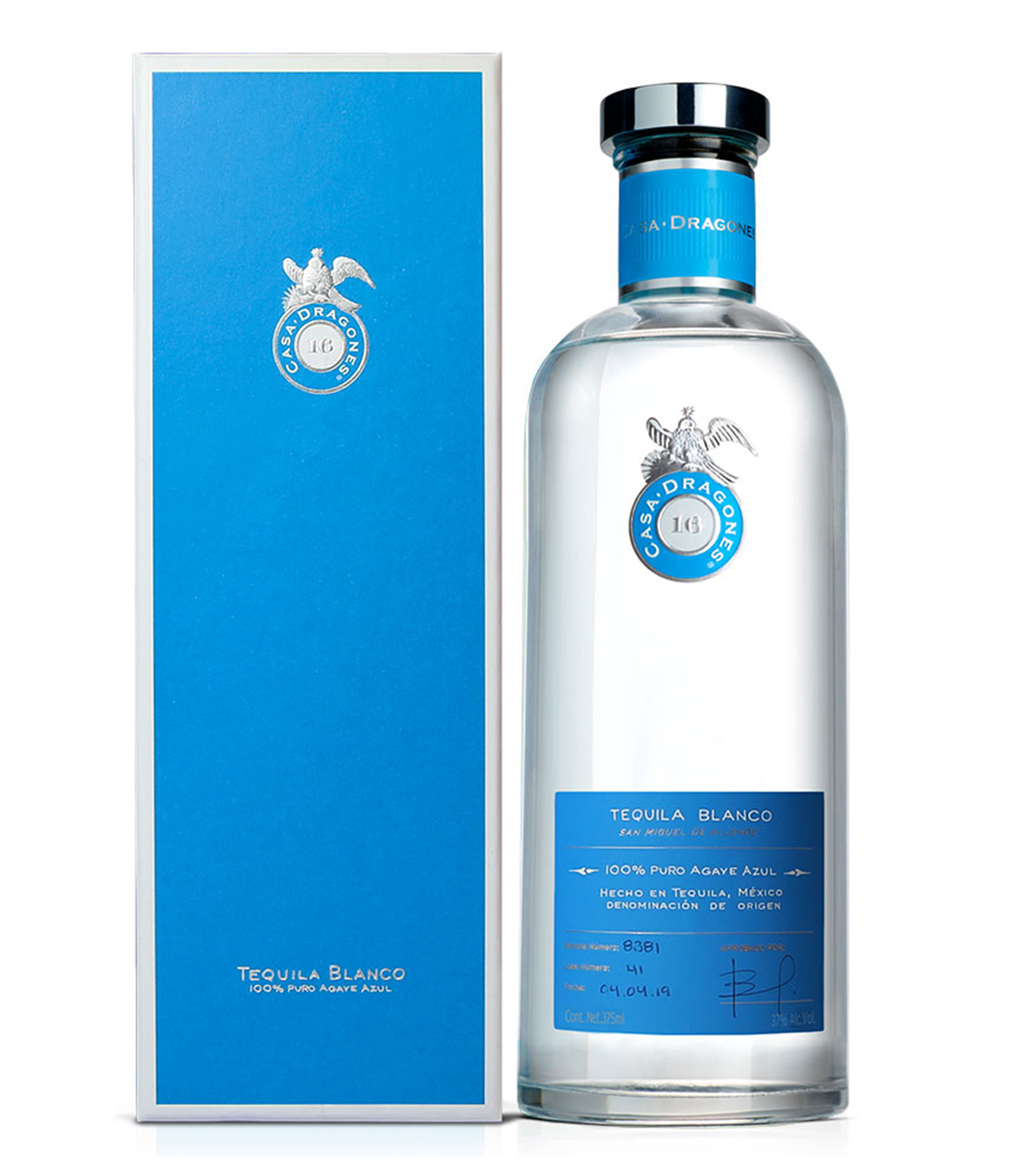 Tequila Blanco Casa Dragones, 375 ml