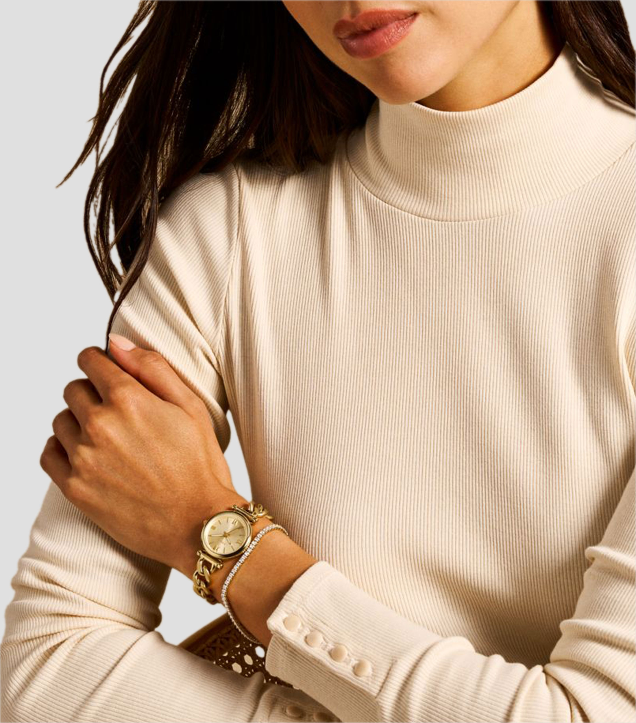 Set de Reloj y Brazalete para Mujer