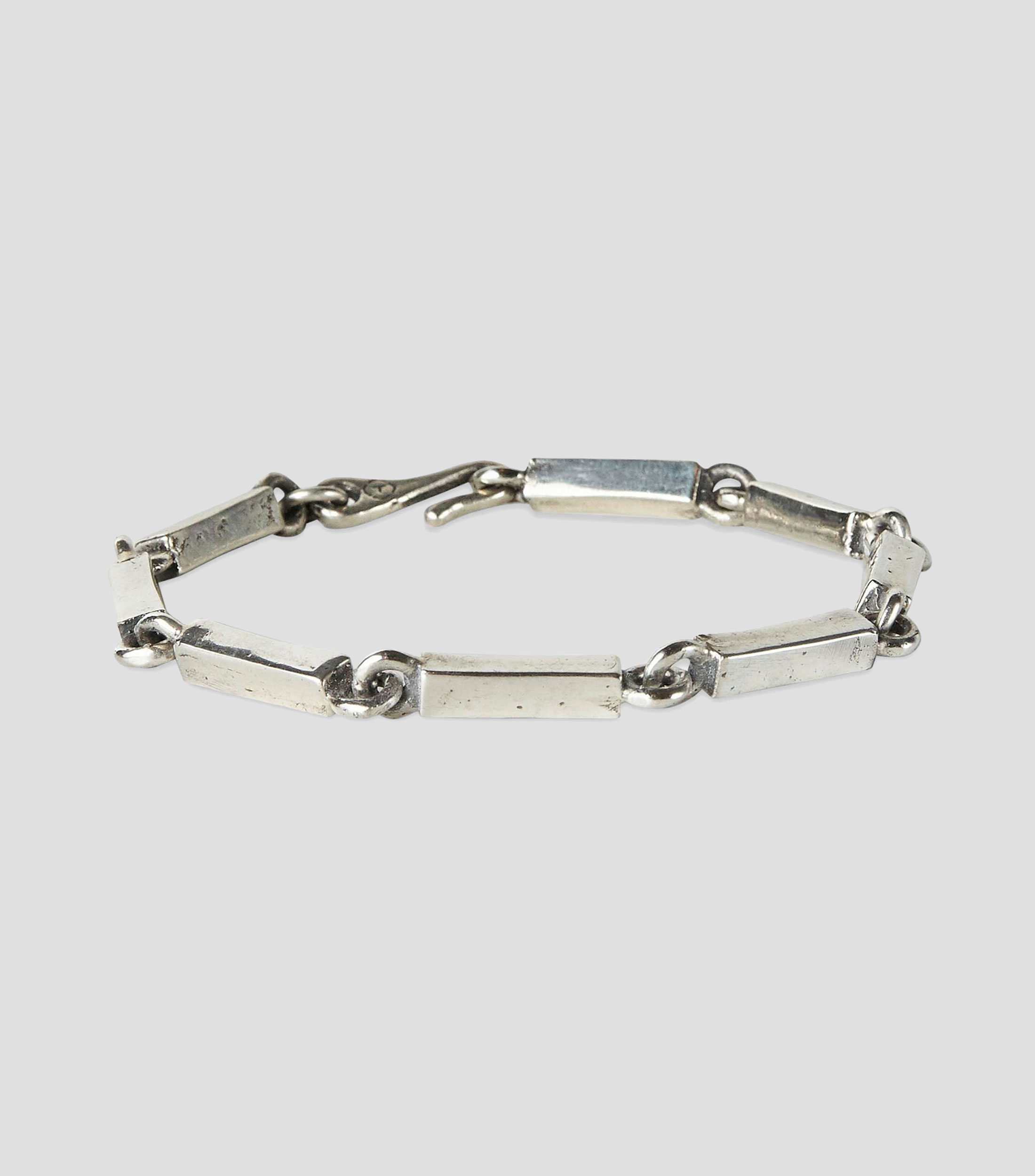Pulsera en plata .925 con eslabones rectangulares Unisex