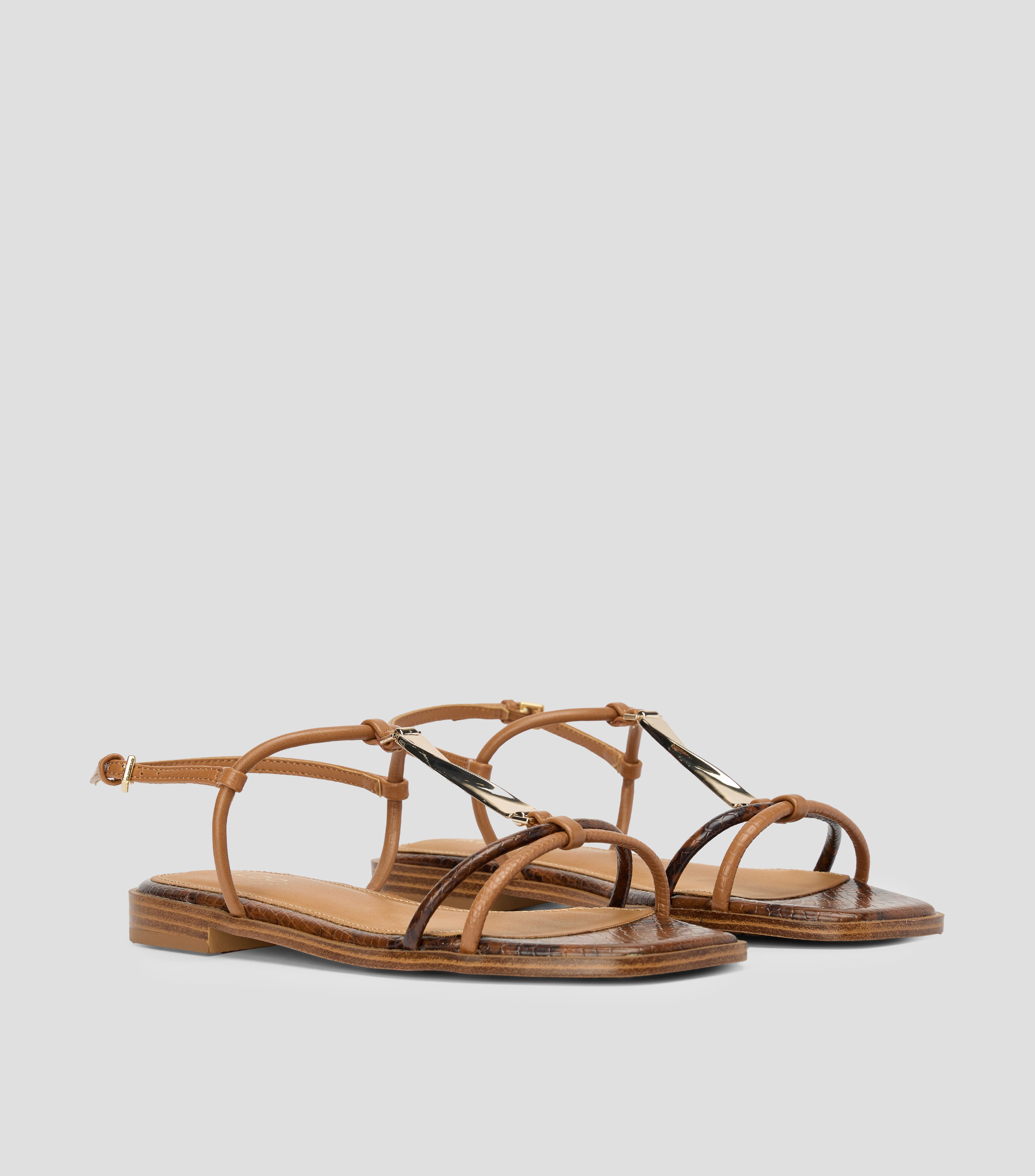 Sandalias planas Ebaeryn Mujer