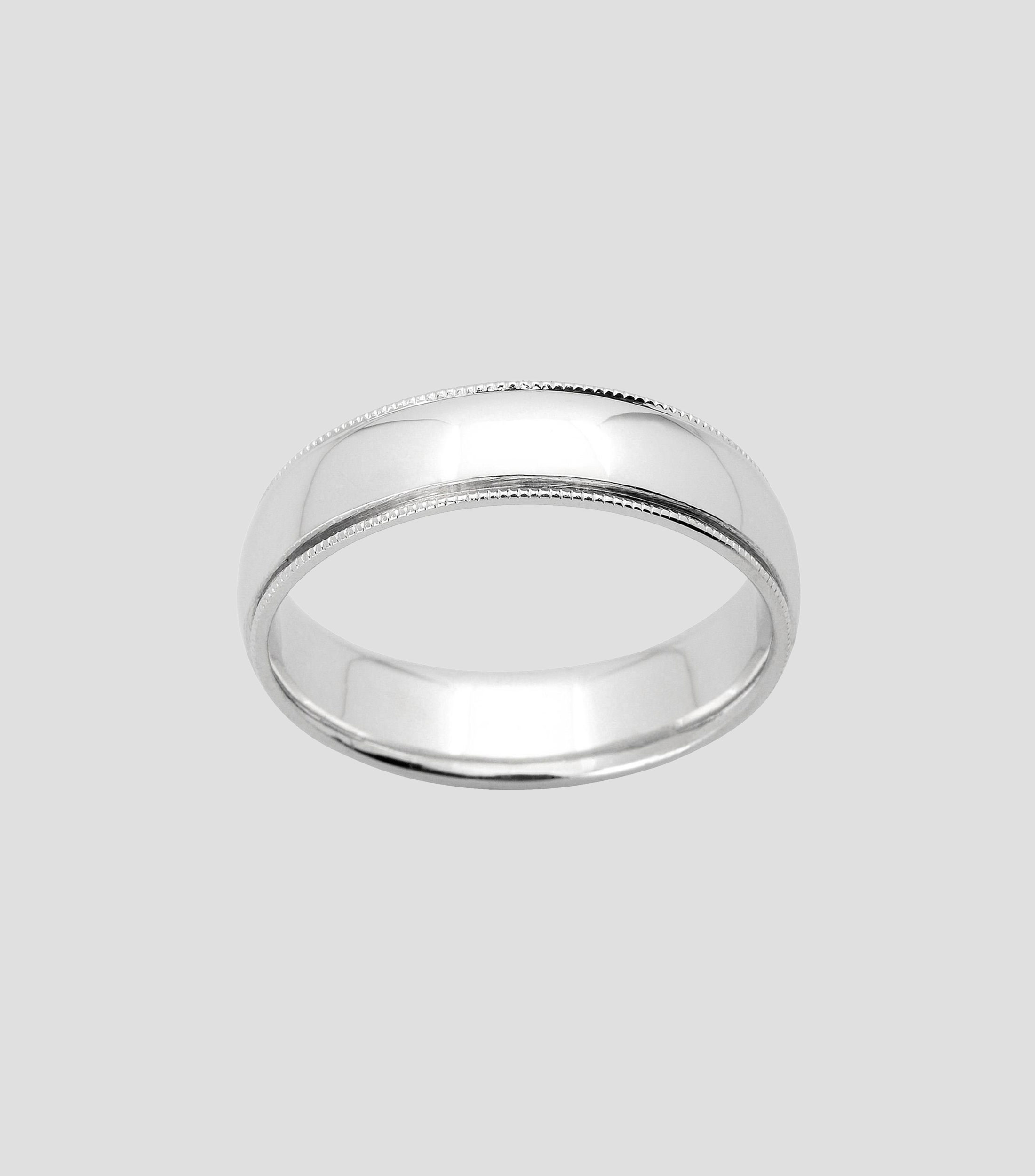 Anillo en oro blanco de 14 kilates Mujer