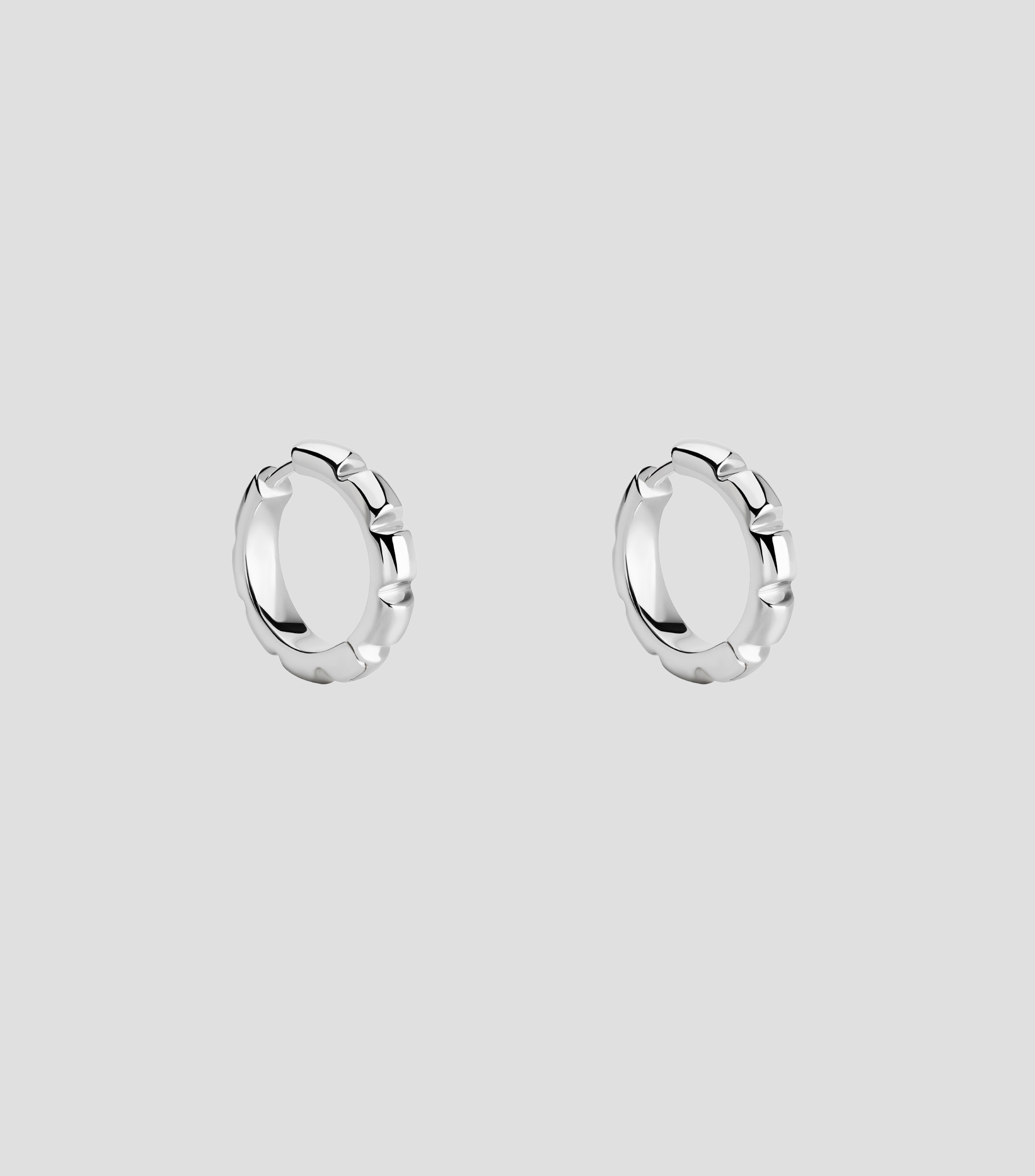 Aretes Barra en plata Xocolate Mujer