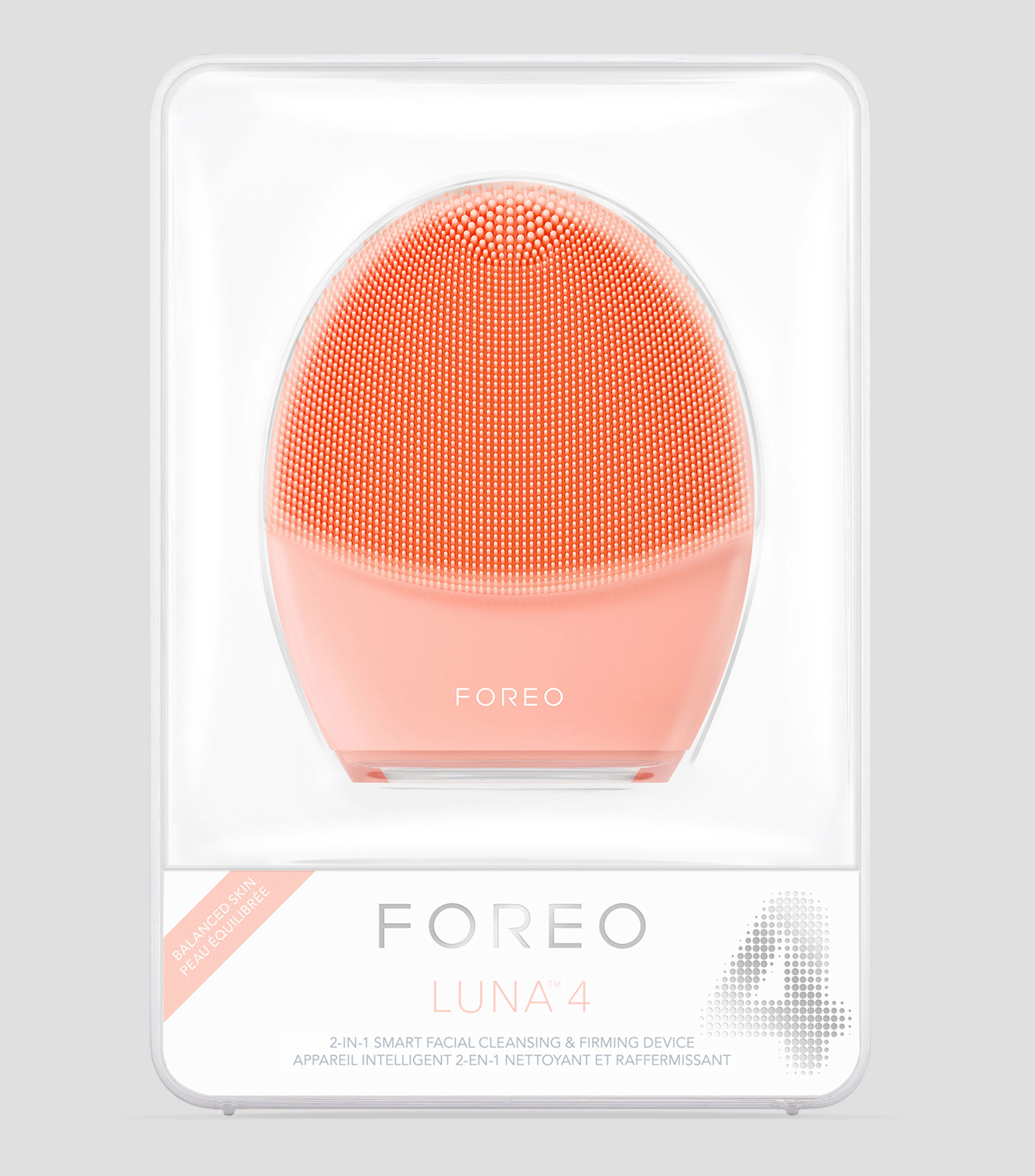 Dispositivo de limpieza facial y masaje reafirmante LUNA 4 Balanced Skin
