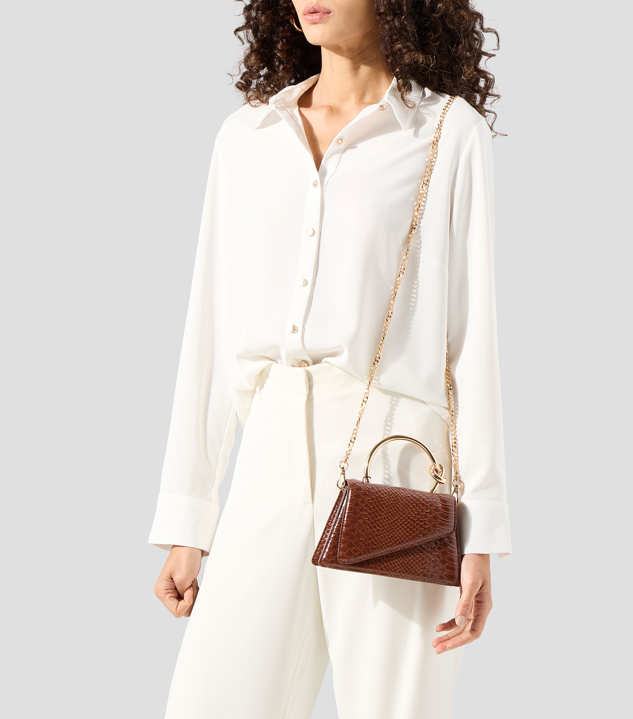 Bolsa crossbody Aellax animal skin Mujer