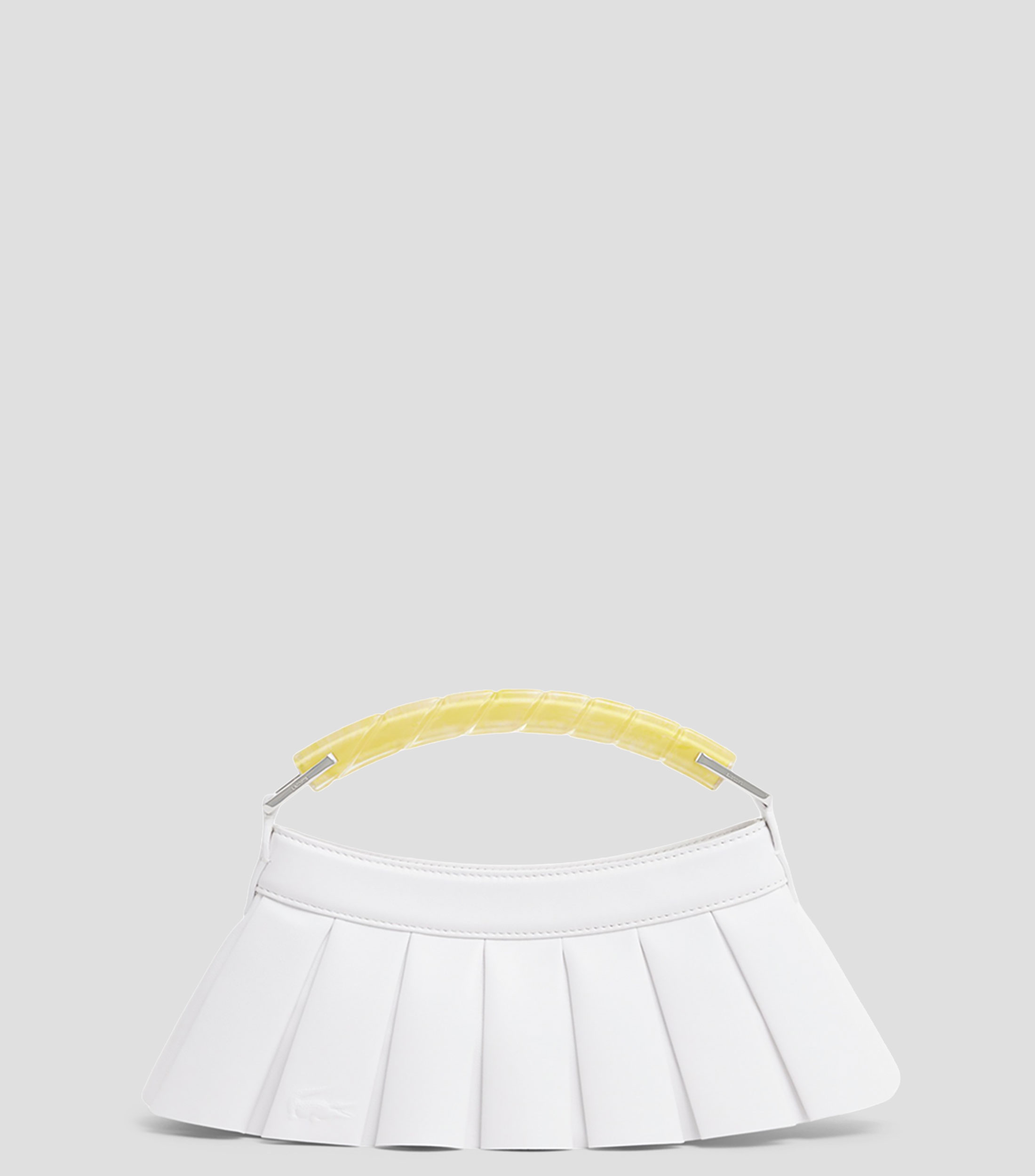 Bolsa shoulder lisa con detalle plisado Mujer